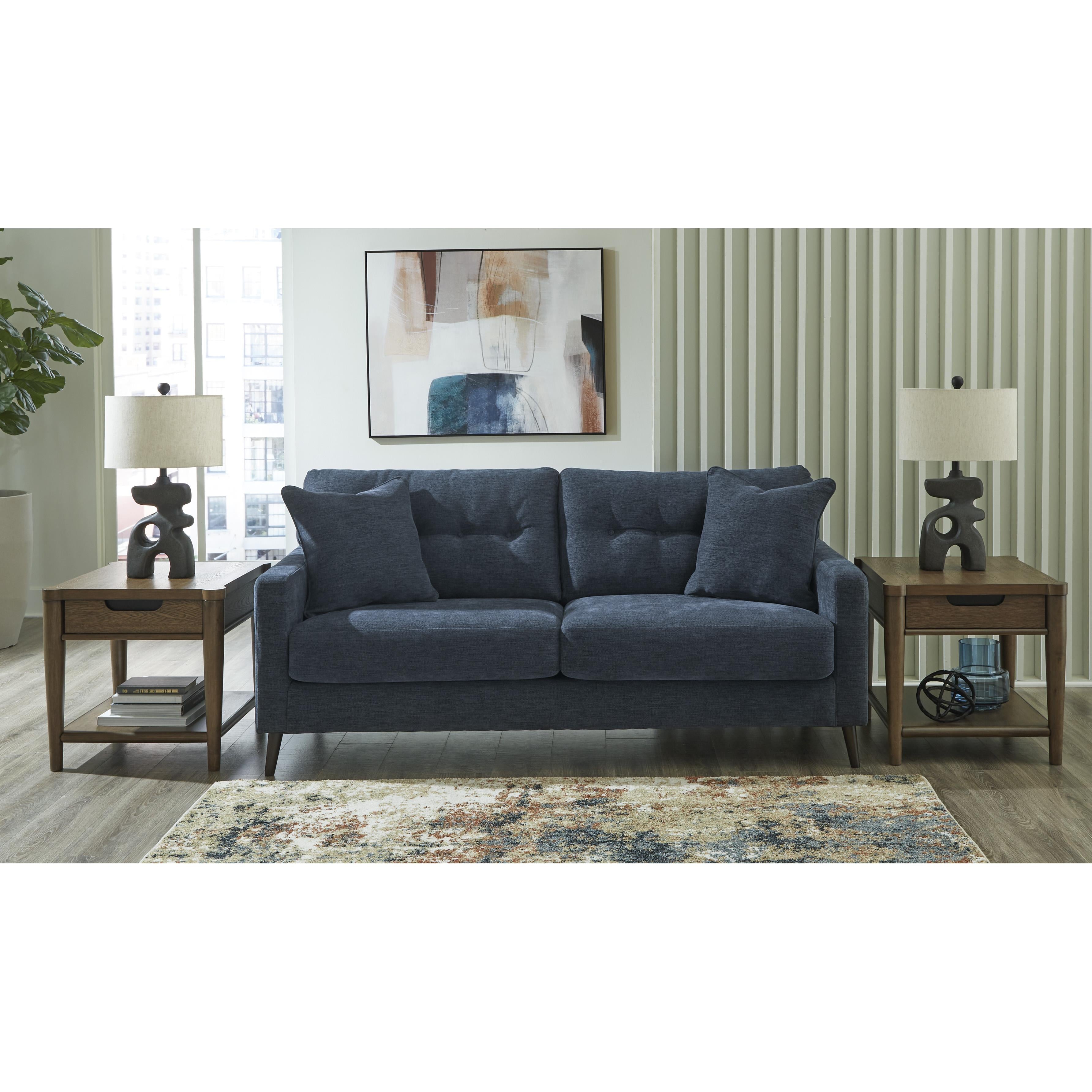  Manufacturer Color_Navy --  Signature Design by Ashley Bixler Stationary Fabric Sofa IMAGE 5
