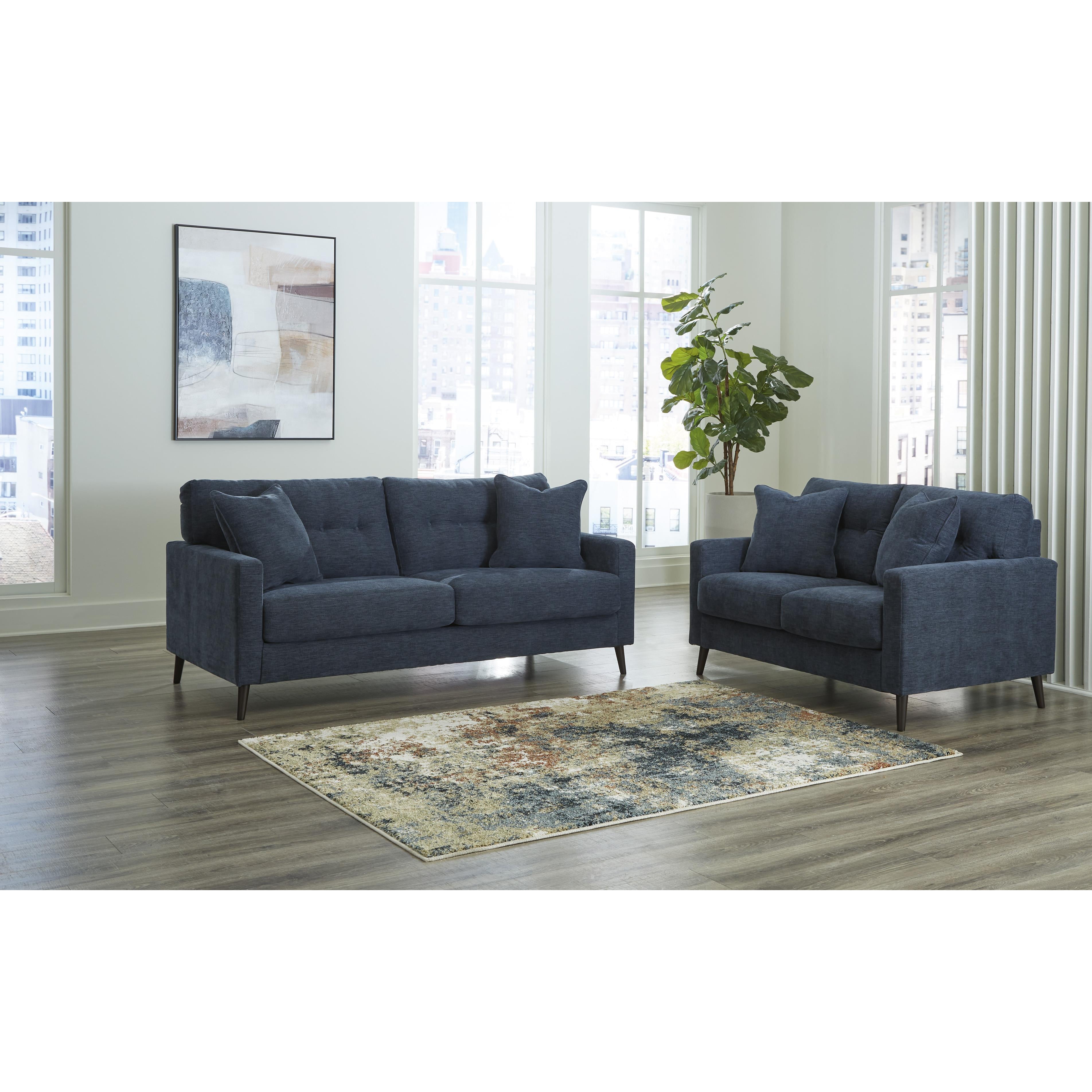  Manufacturer Color_Navy --  Signature Design by Ashley Bixler Stationary Fabric Sofa IMAGE 6