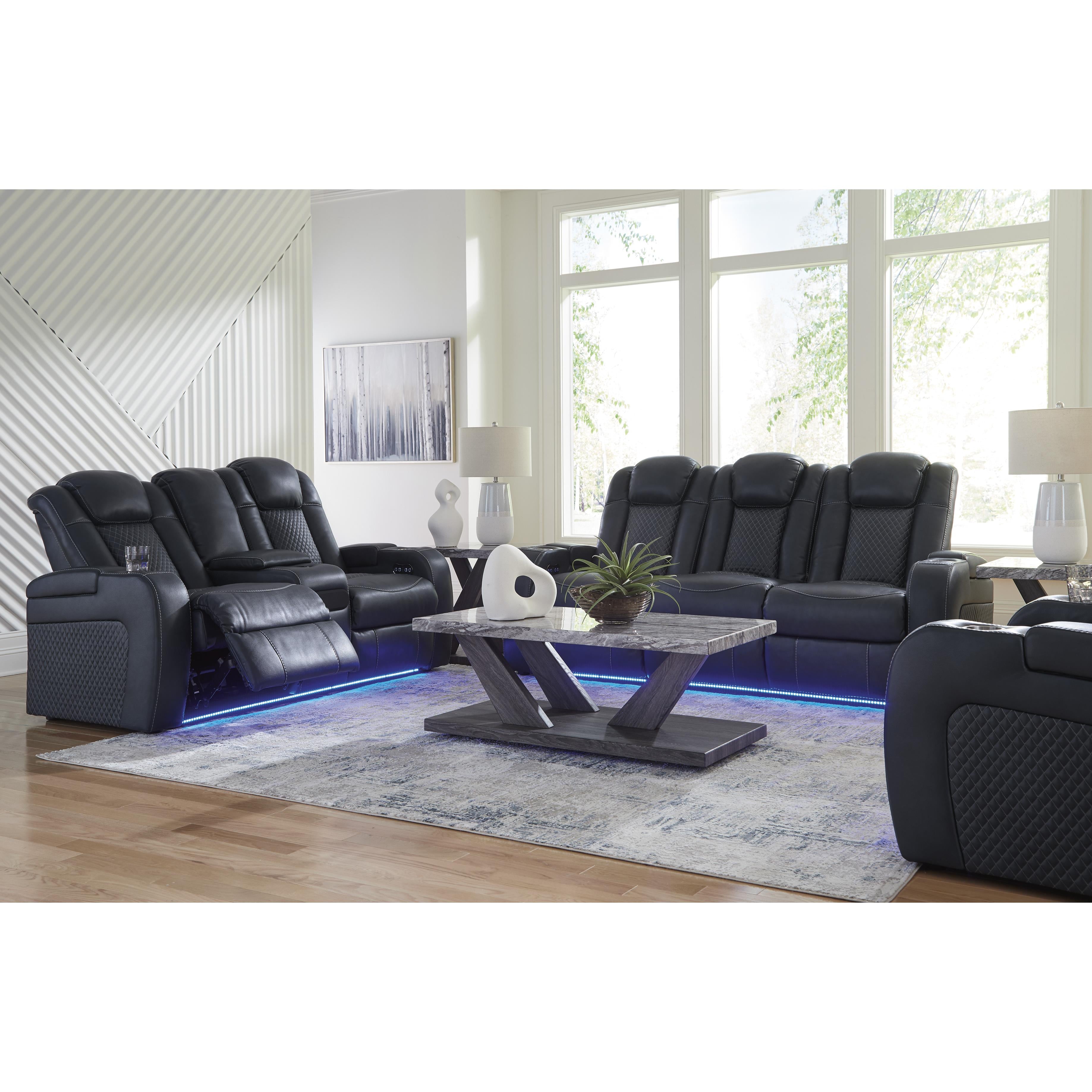  Manufacturer Color_Sapphire --  Fyne-Dyme 3660313 Power Recliner with Adjustable Headrest IMAGE 11