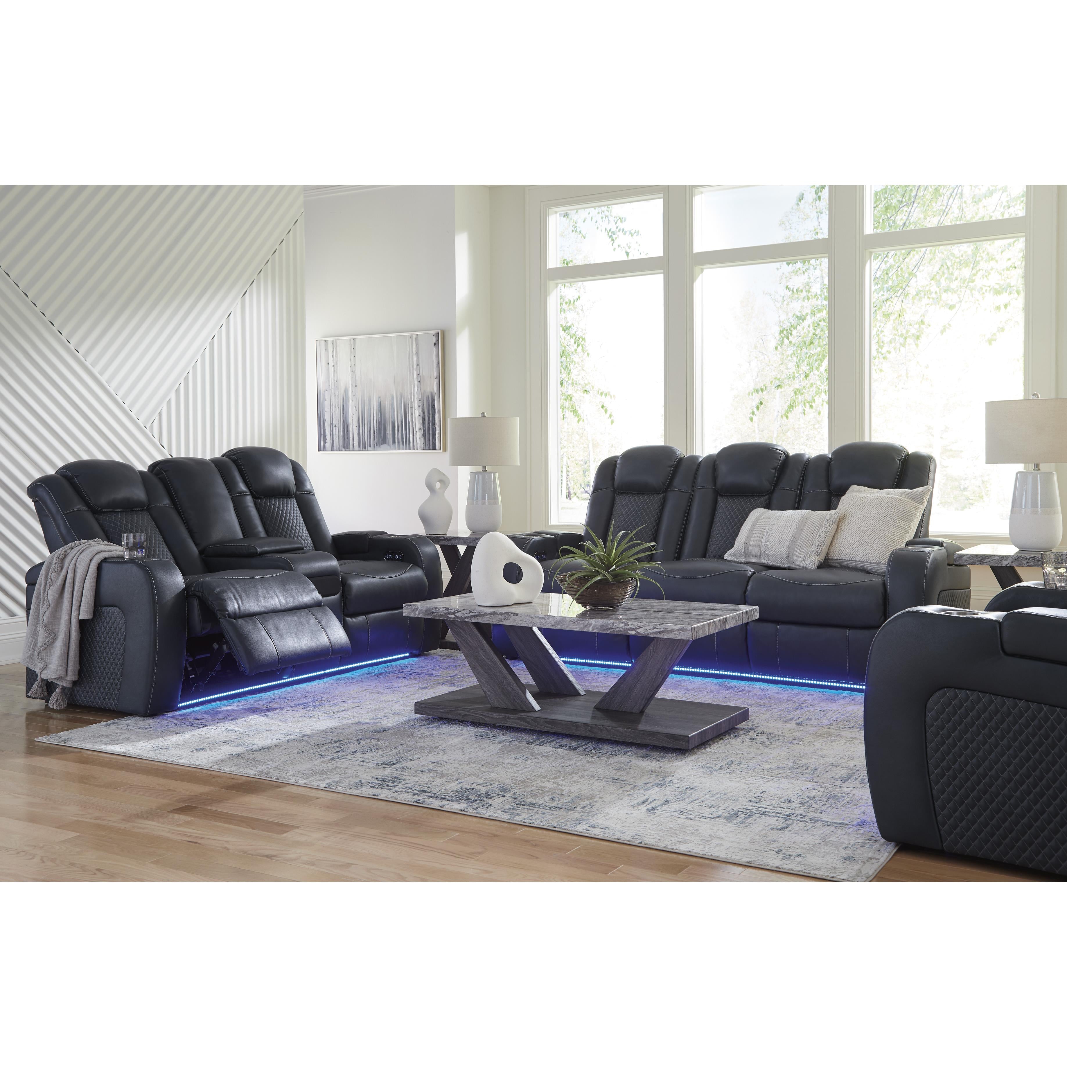  Manufacturer Color_Sapphire --  Fyne-Dyme 3660313 Power Recliner with Adjustable Headrest IMAGE 12