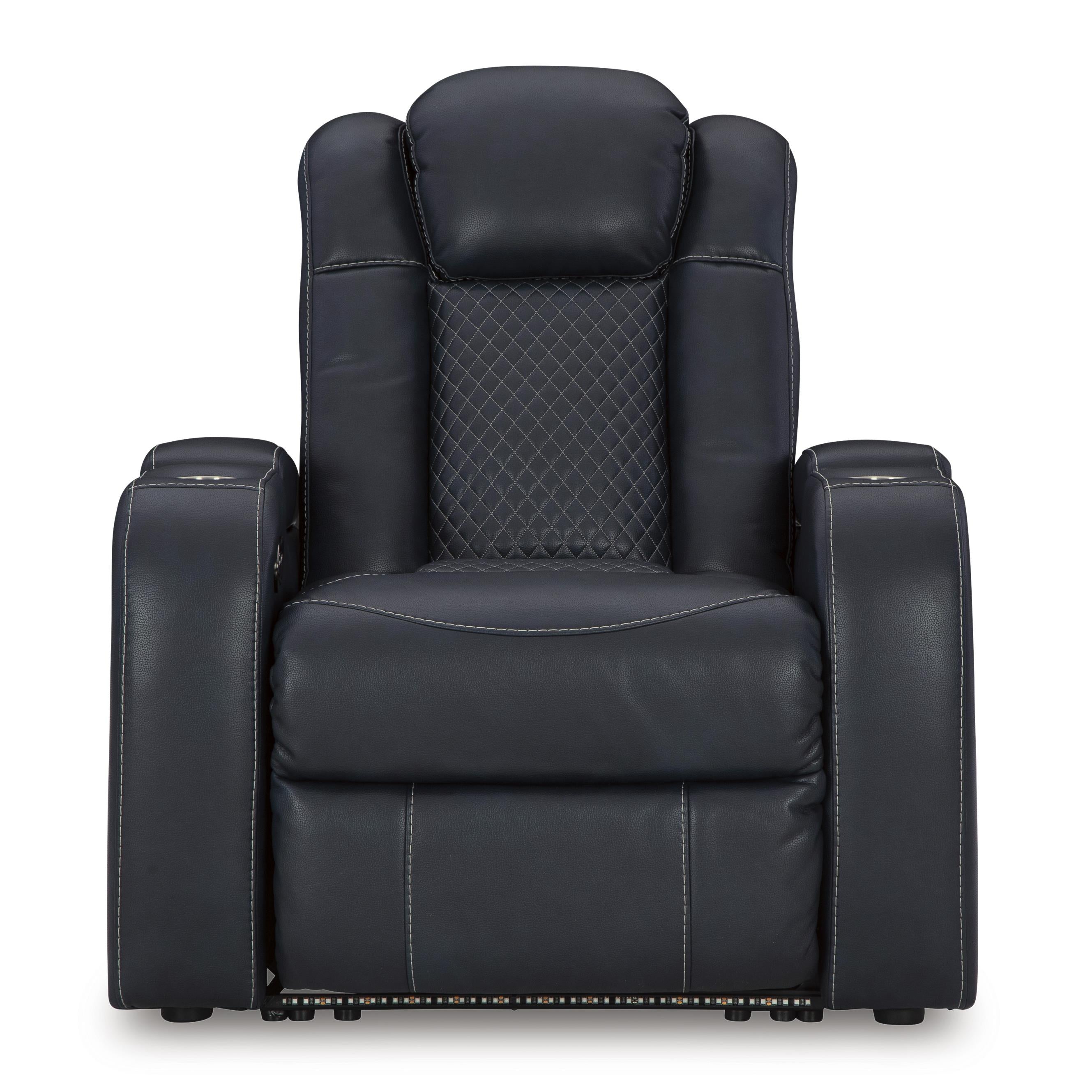  Manufacturer Color_Sapphire --  Fyne-Dyme 3660313 Power Recliner with Adjustable Headrest IMAGE 3