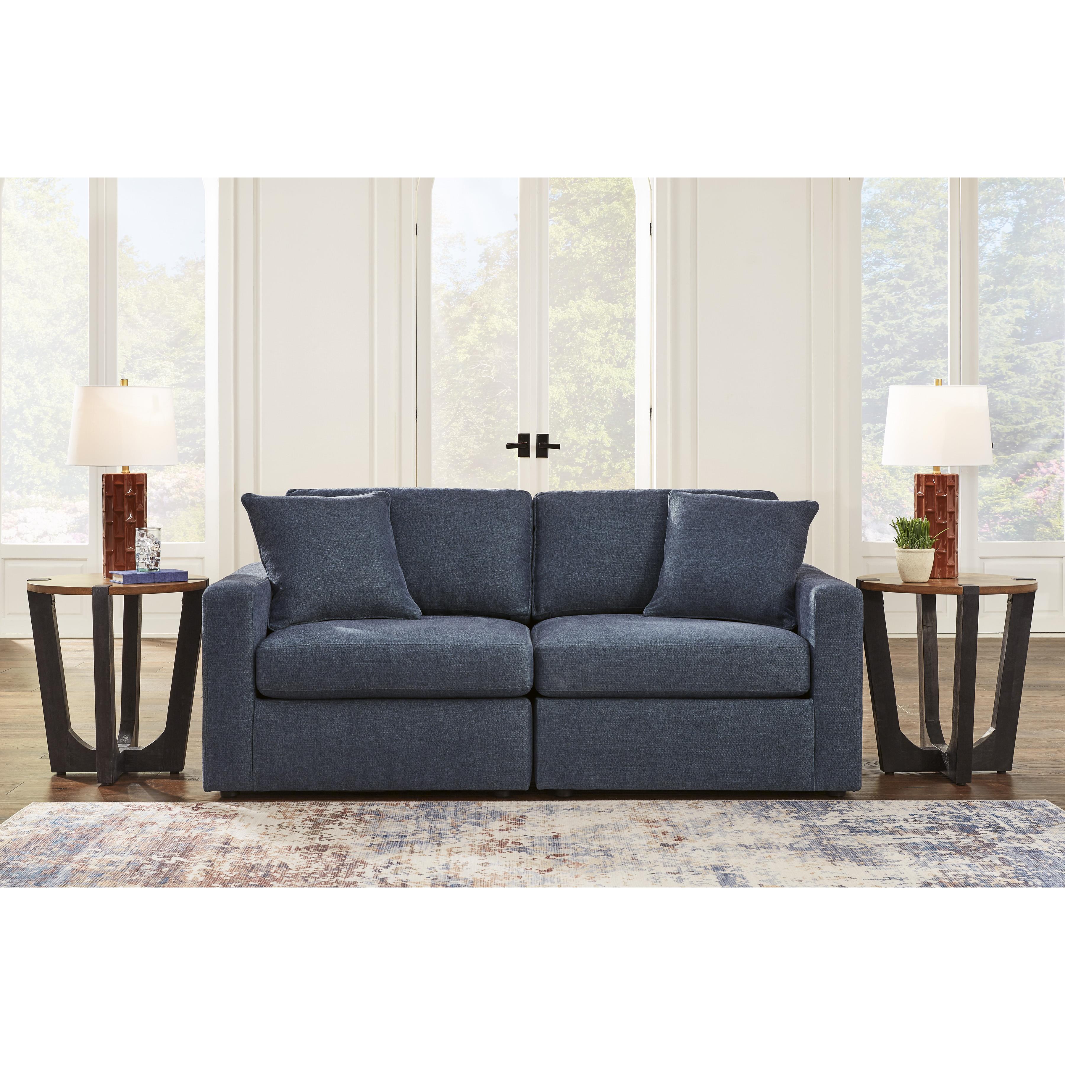  Manufacturer Color_Ink --  Signature Design by Ashley Modmax Stationary Fabric Loveseat IMAGE 1