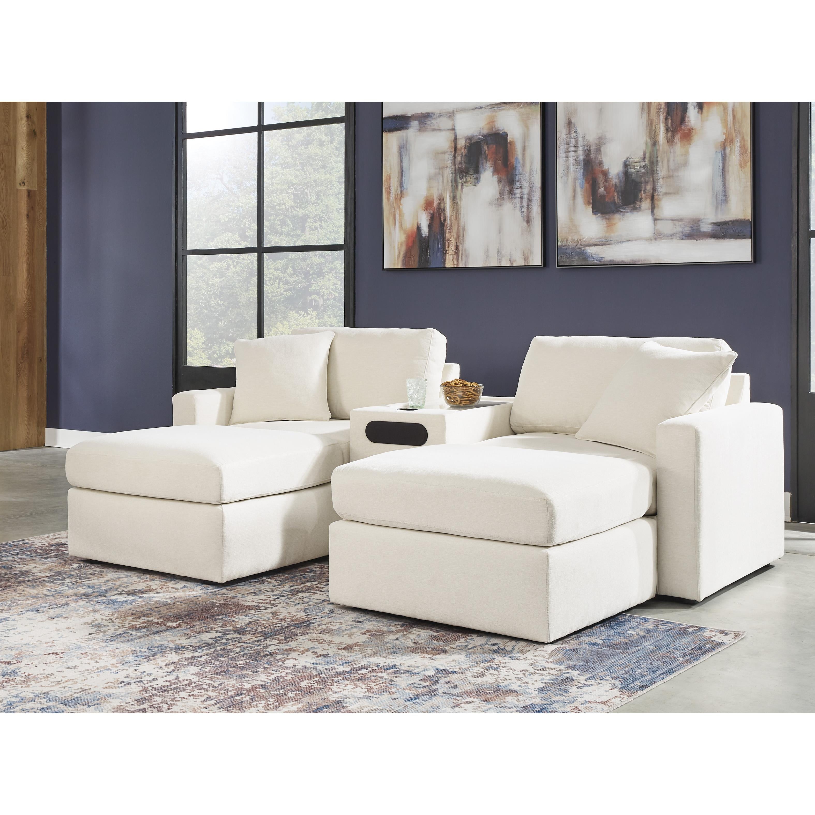  Manufacturer Color_Oyster --  Signature Design by Ashley Modmax Fabric Ottoman IMAGE 17