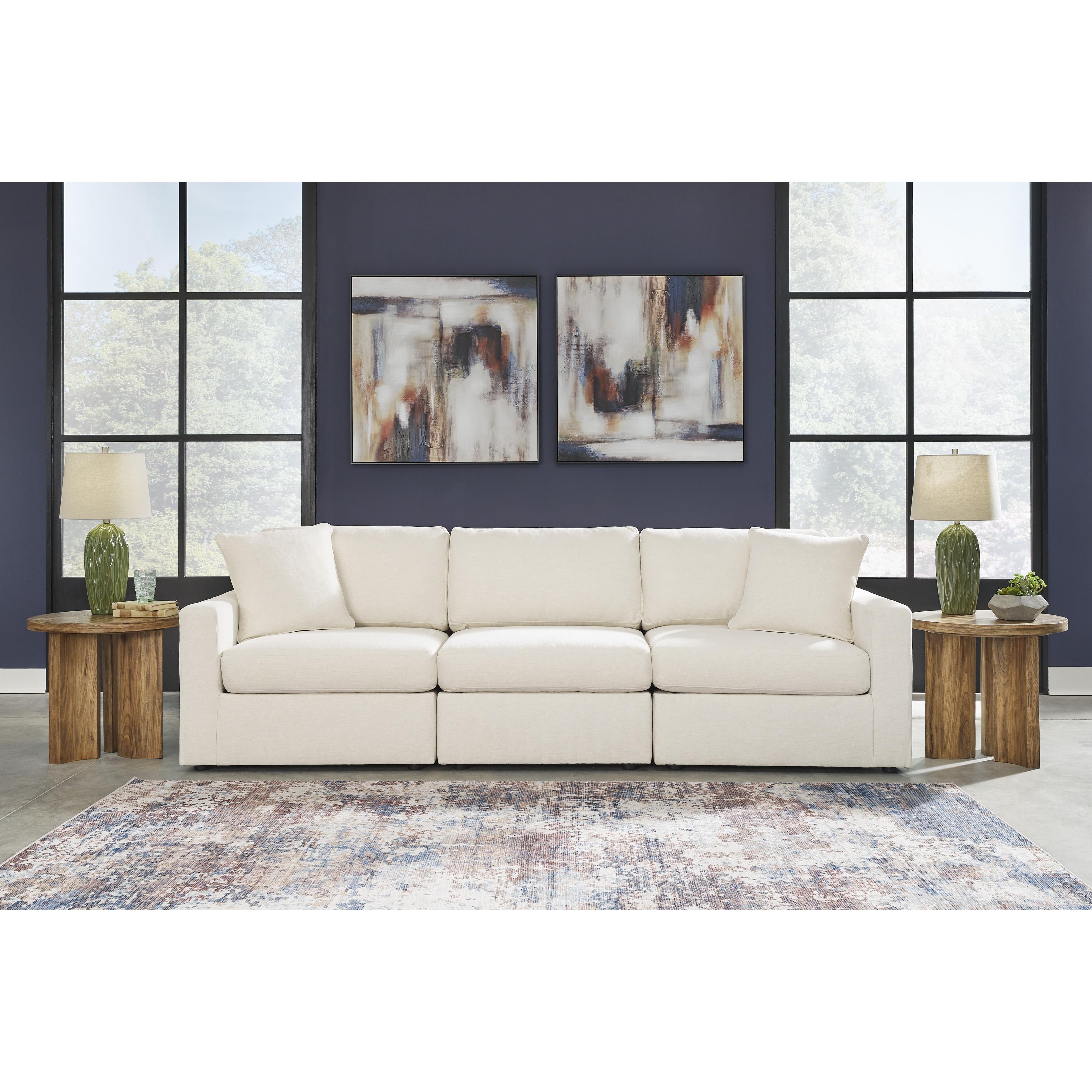  Manufacturer Color_Oyster --  Signature Design by Ashley Modmax Stationary Fabric Sofa IMAGE 1