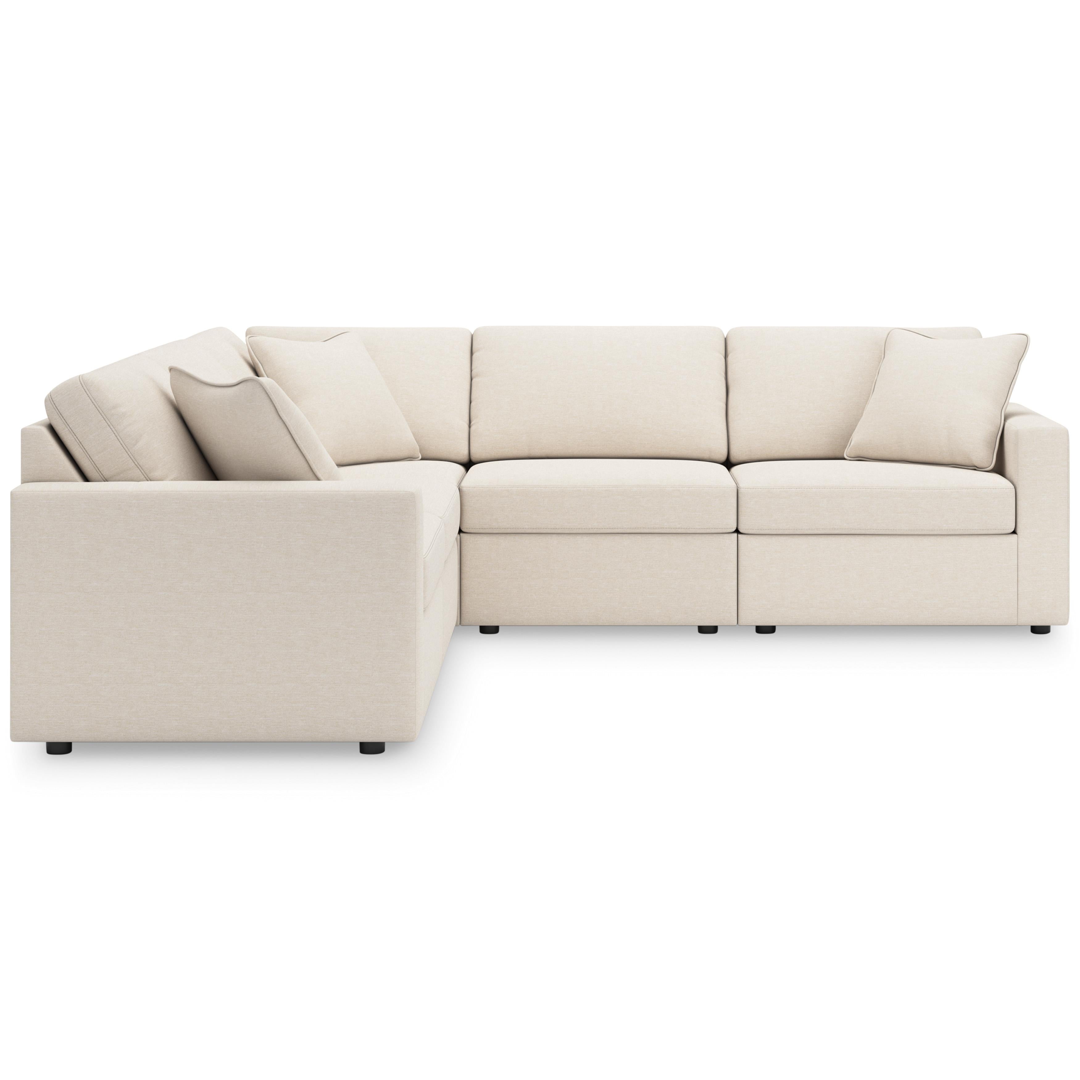  Manufacturer Color_Oyster --  Signature Design by Ashley Modmax Fabric 5 pc Sectional IMAGE 3