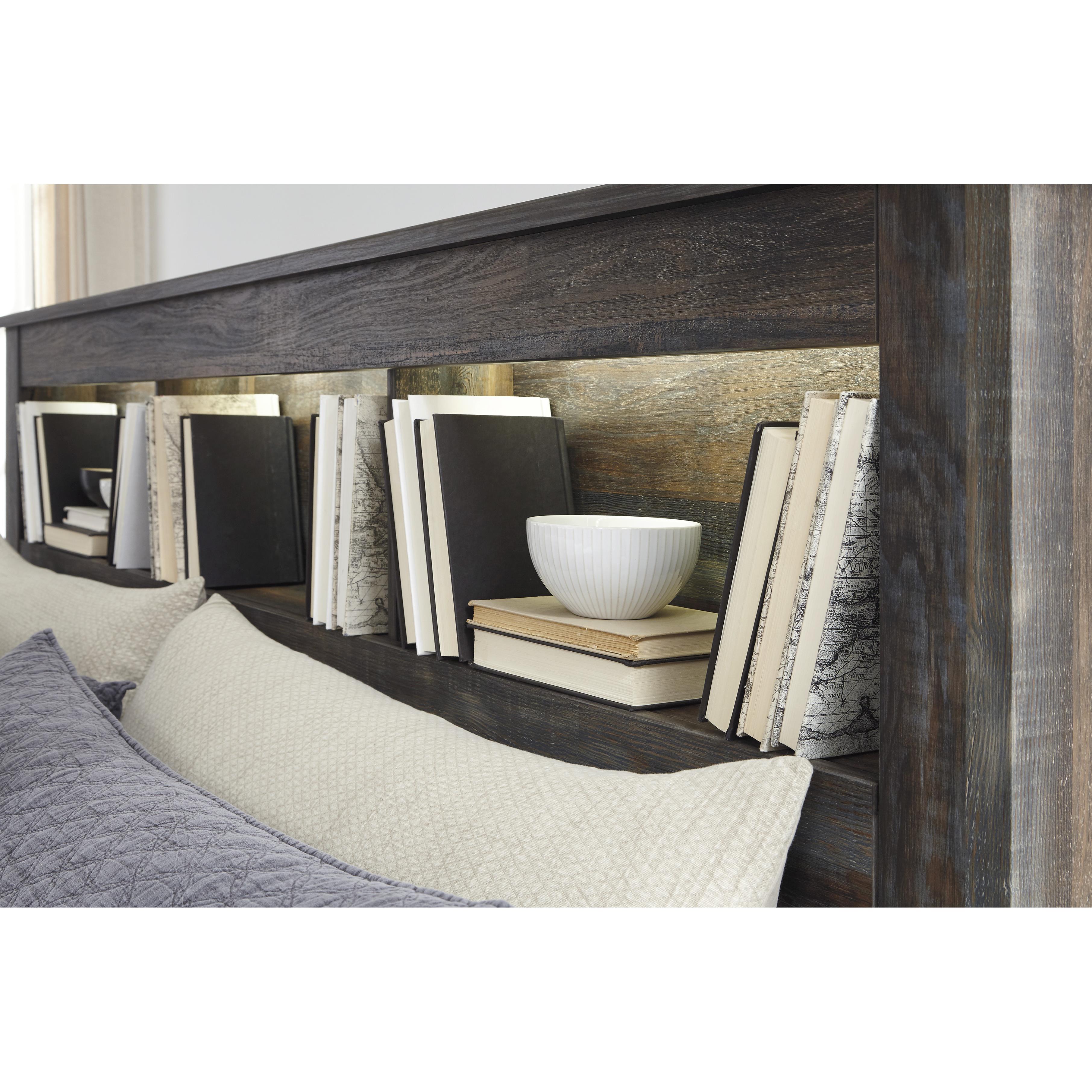  Signature Design by Ashley Drystan B211-69 King/California King Bookcase Headboard IMAGE 4