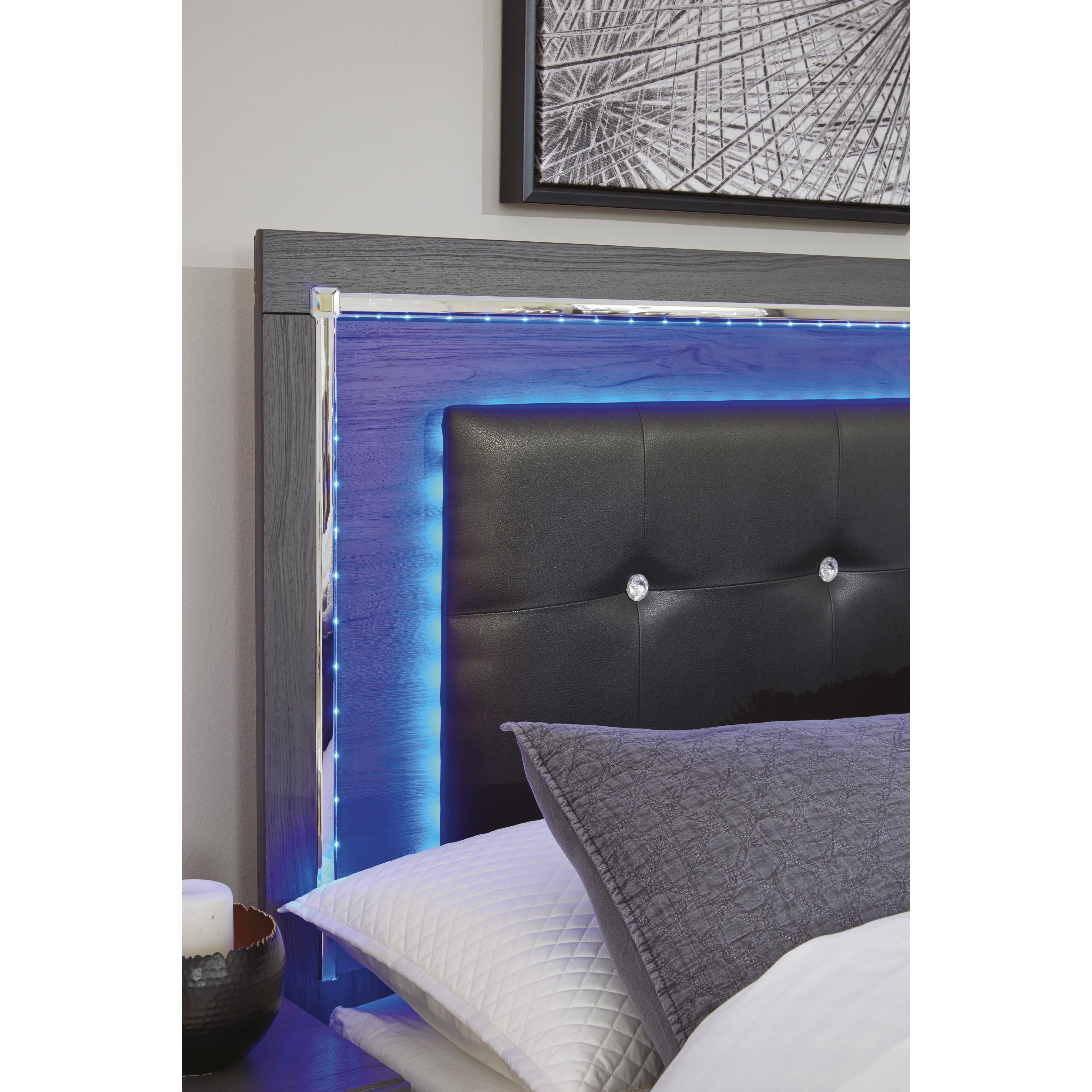  Signature Design by Ashley Lodanna B214-57 Queen Upholstered Panel Headboard IMAGE 3