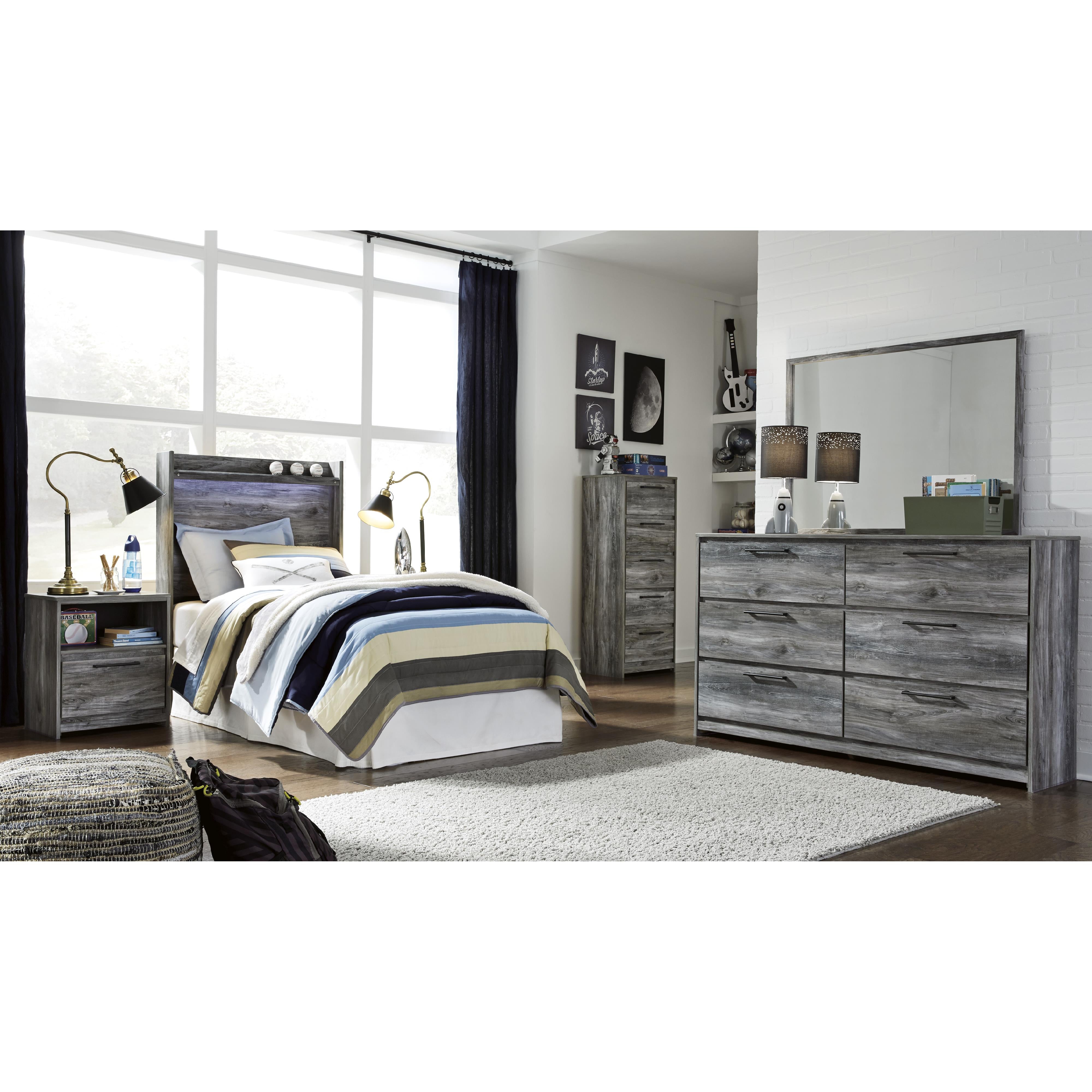  Signature Design by Ashley Baystorm B221-53 Twin Panel Headboard IMAGE 6
