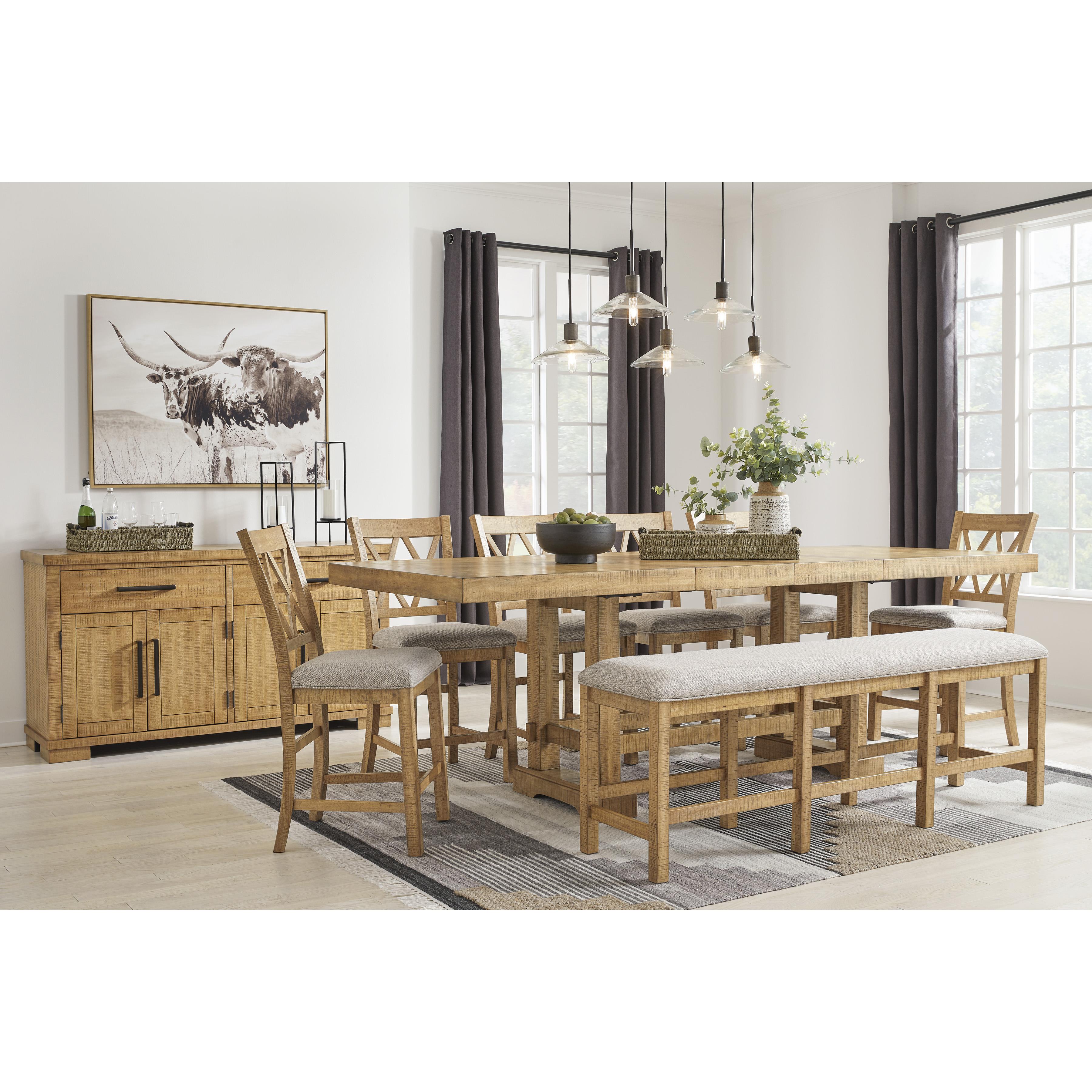  Signature Design by Ashley Havonplane D773-124 Upholstered Barstool IMAGE 8