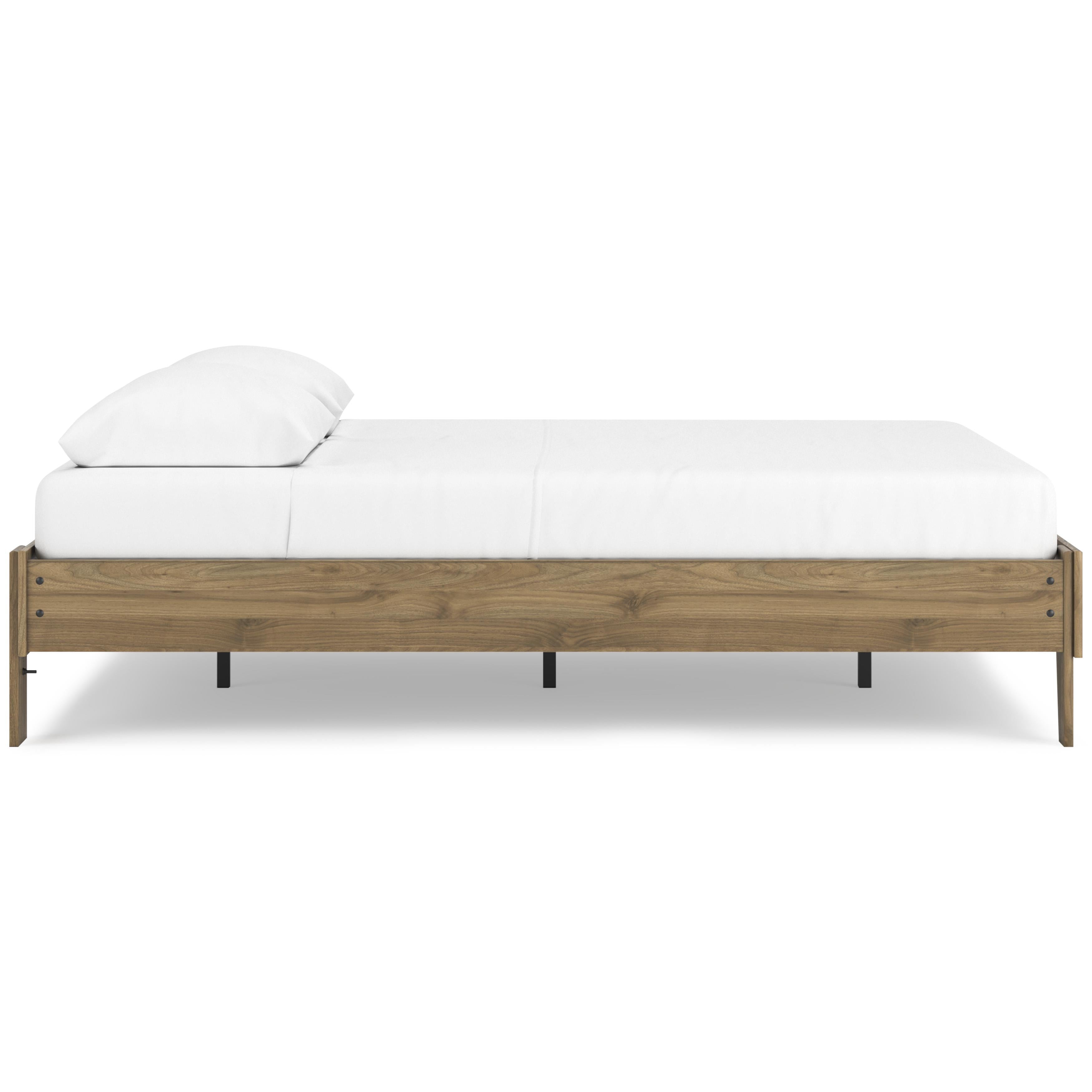  Size_Queen --  Deanlow EB1866-113 Queen Platform Bed IMAGE 3