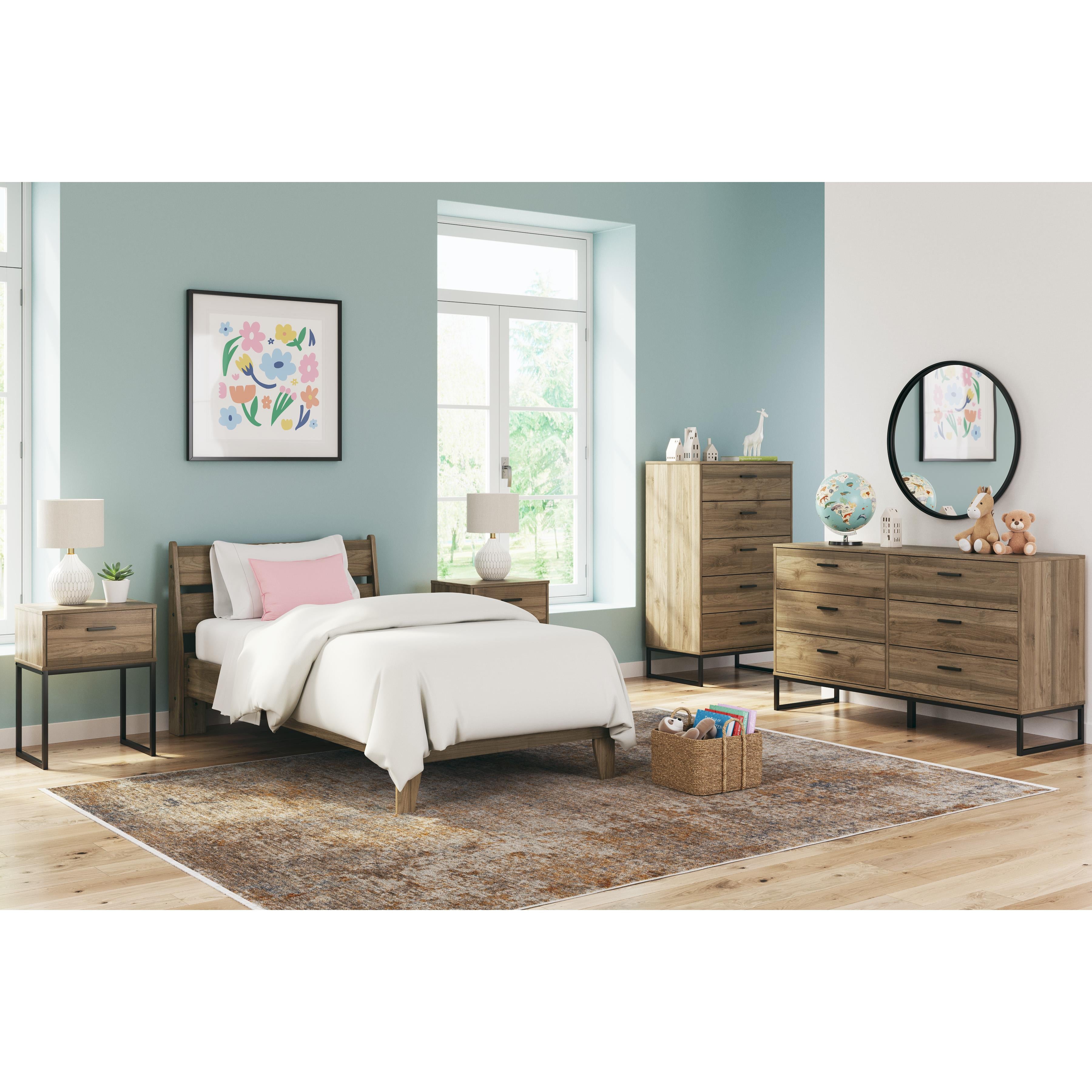 Size_Twin --  Signature Design by Ashley Deanlow Platform Bed IMAGE 8
