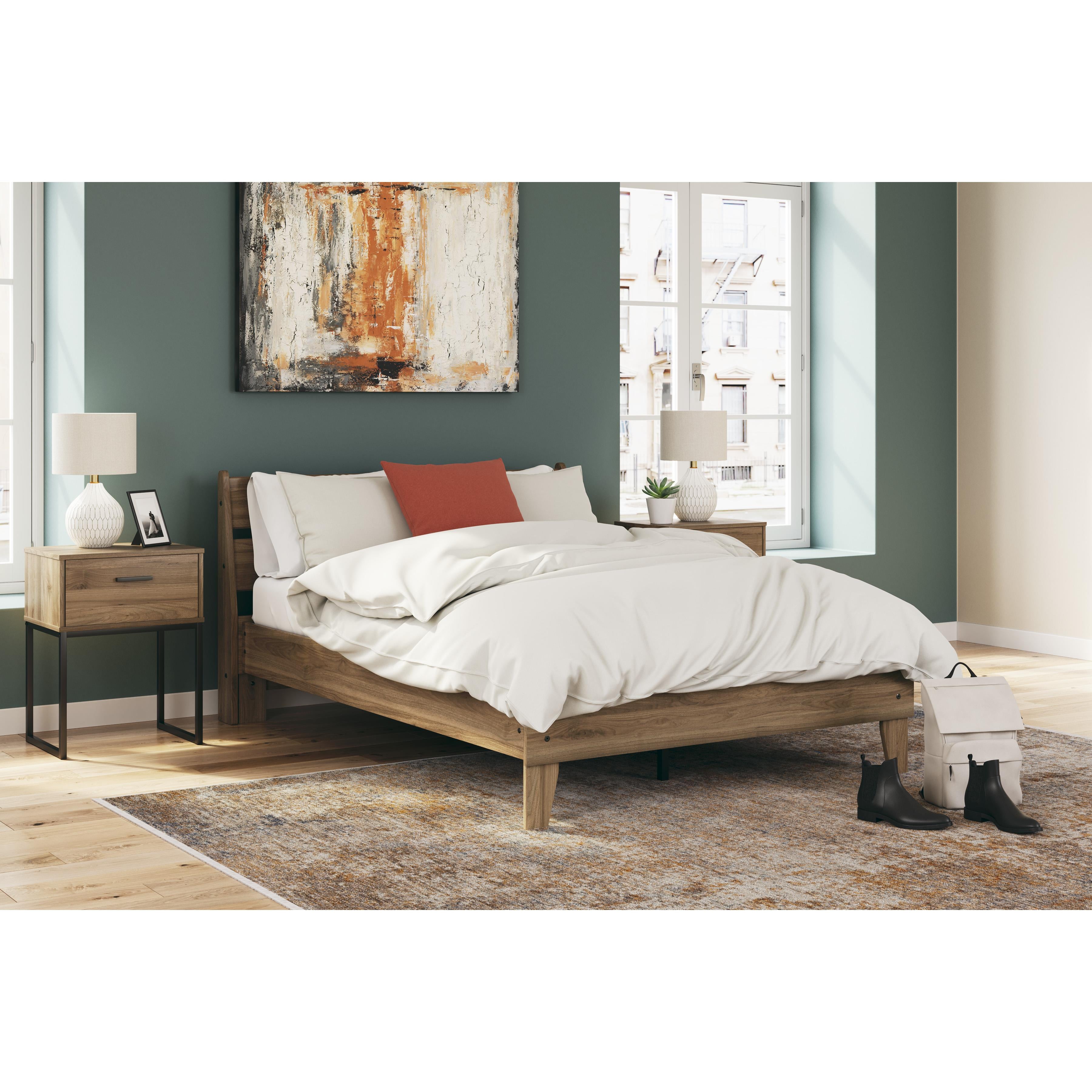  Size_Full --  Deanlow EB1866B2 Full Platform Panel Bed IMAGE 6