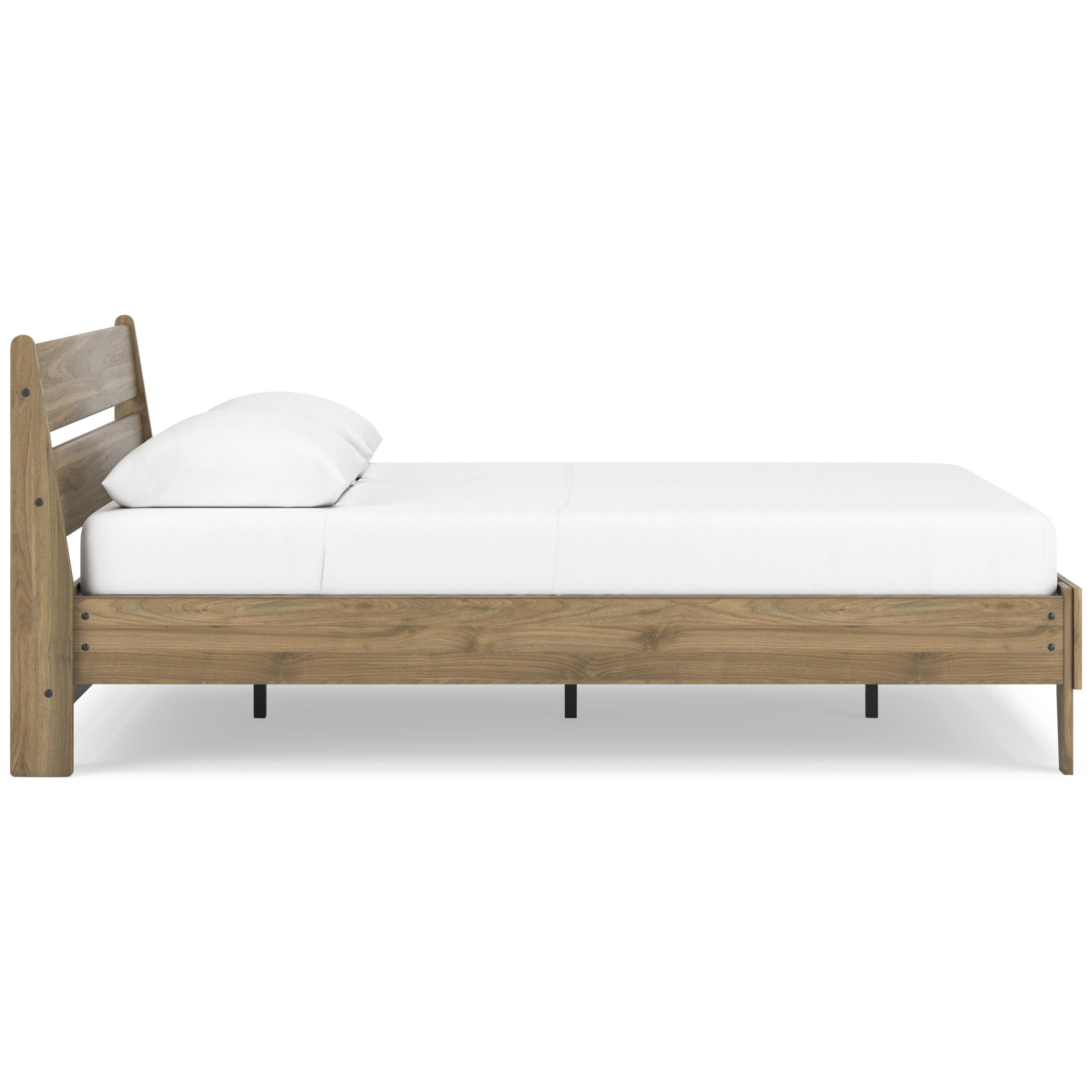  Size_Queen --  Deanlow EB1866B3 Queen Platform Panel Bed IMAGE 3