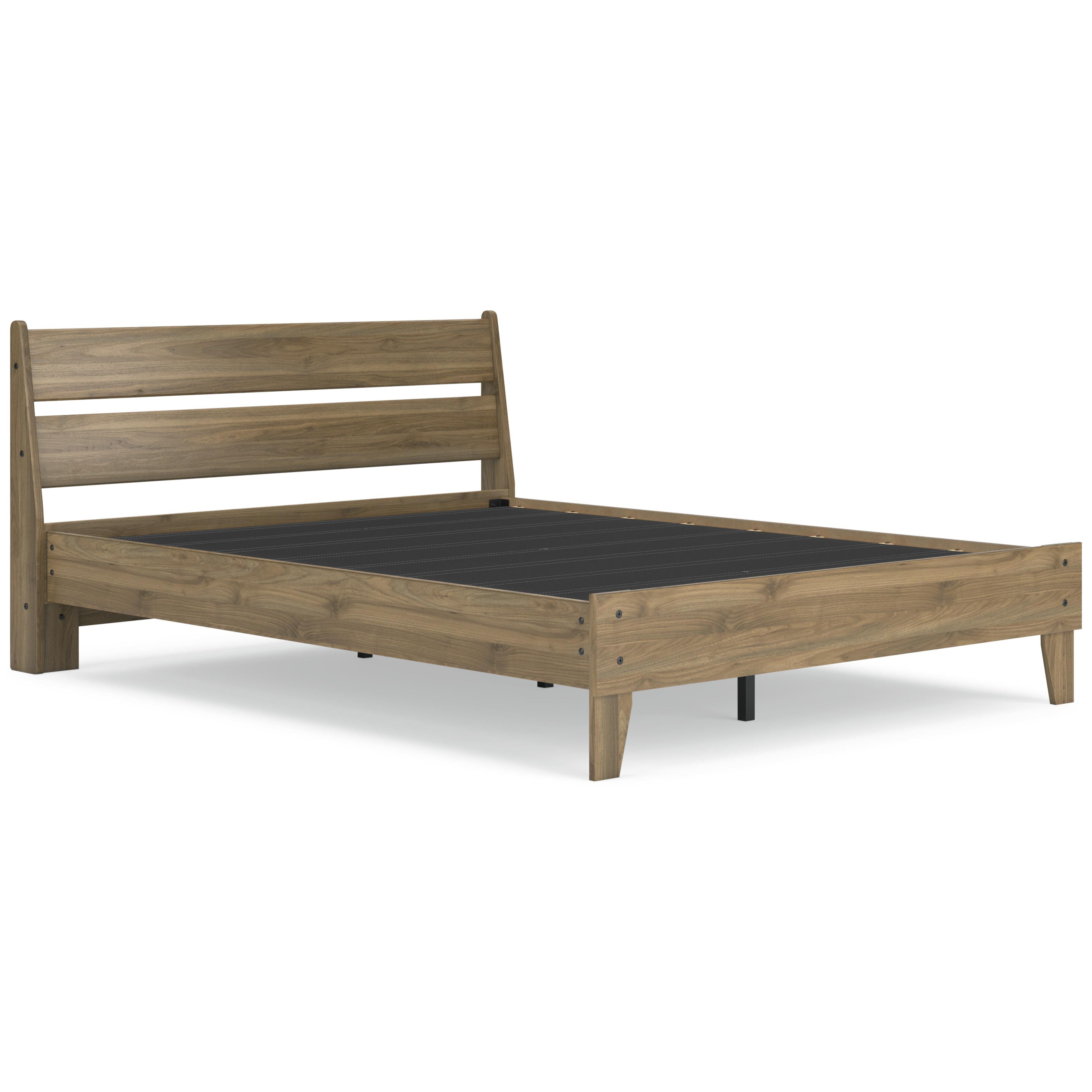  Size_Queen --  Deanlow EB1866B3 Queen Platform Panel Bed IMAGE 5