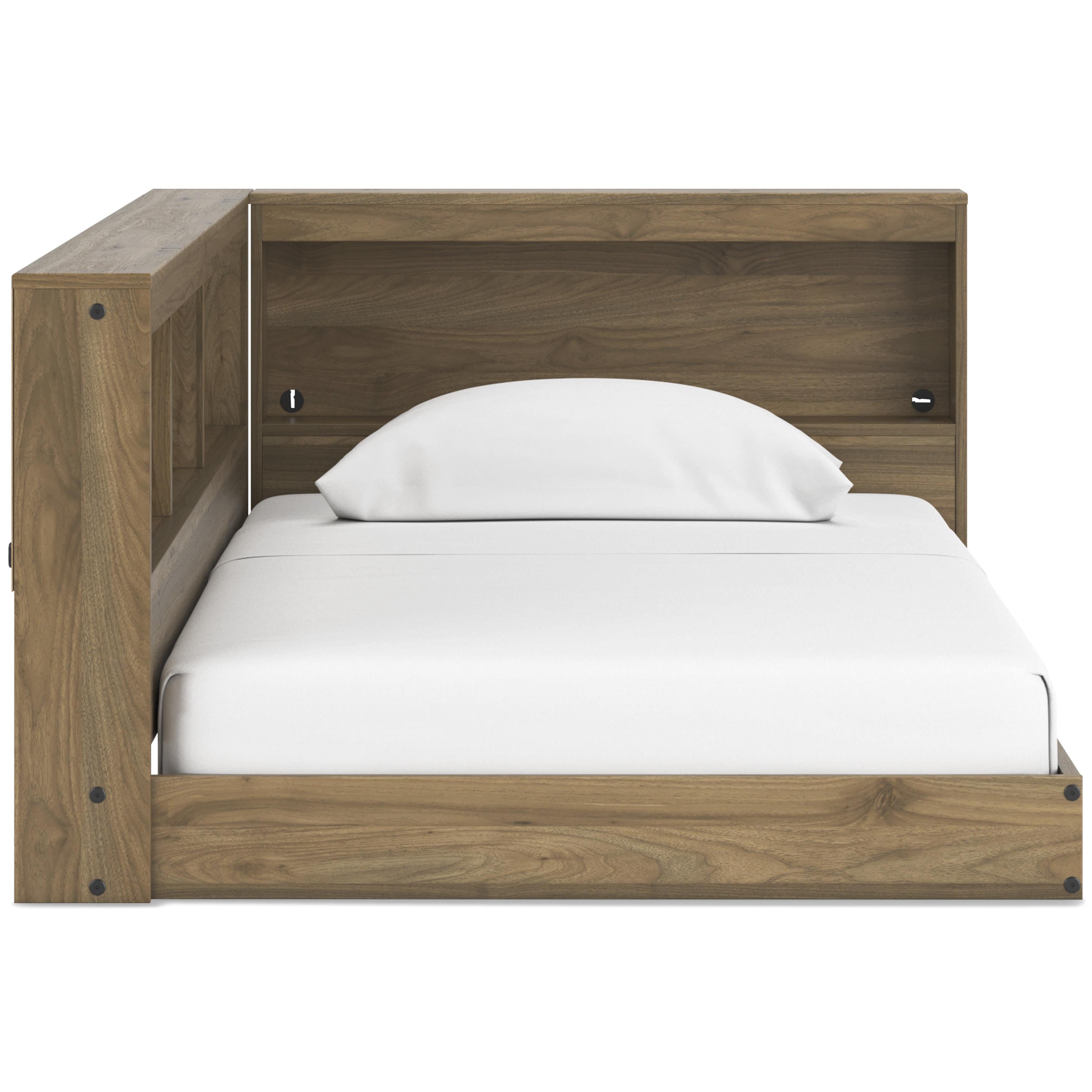  Size_Twin --  Signature Design by Ashley Deanlow Bookcase Bed with Storage IMAGE 2