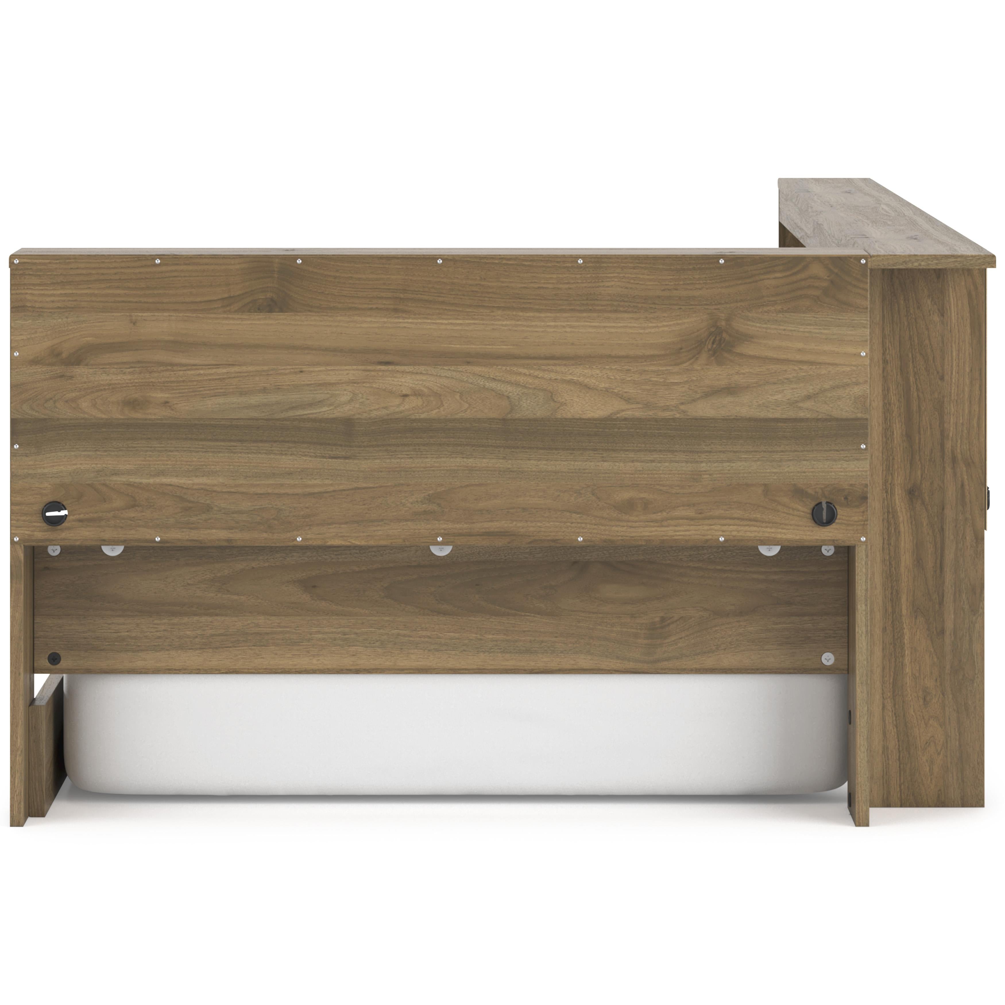 Size_Twin --  Signature Design by Ashley Deanlow Bookcase Bed with Storage IMAGE 4