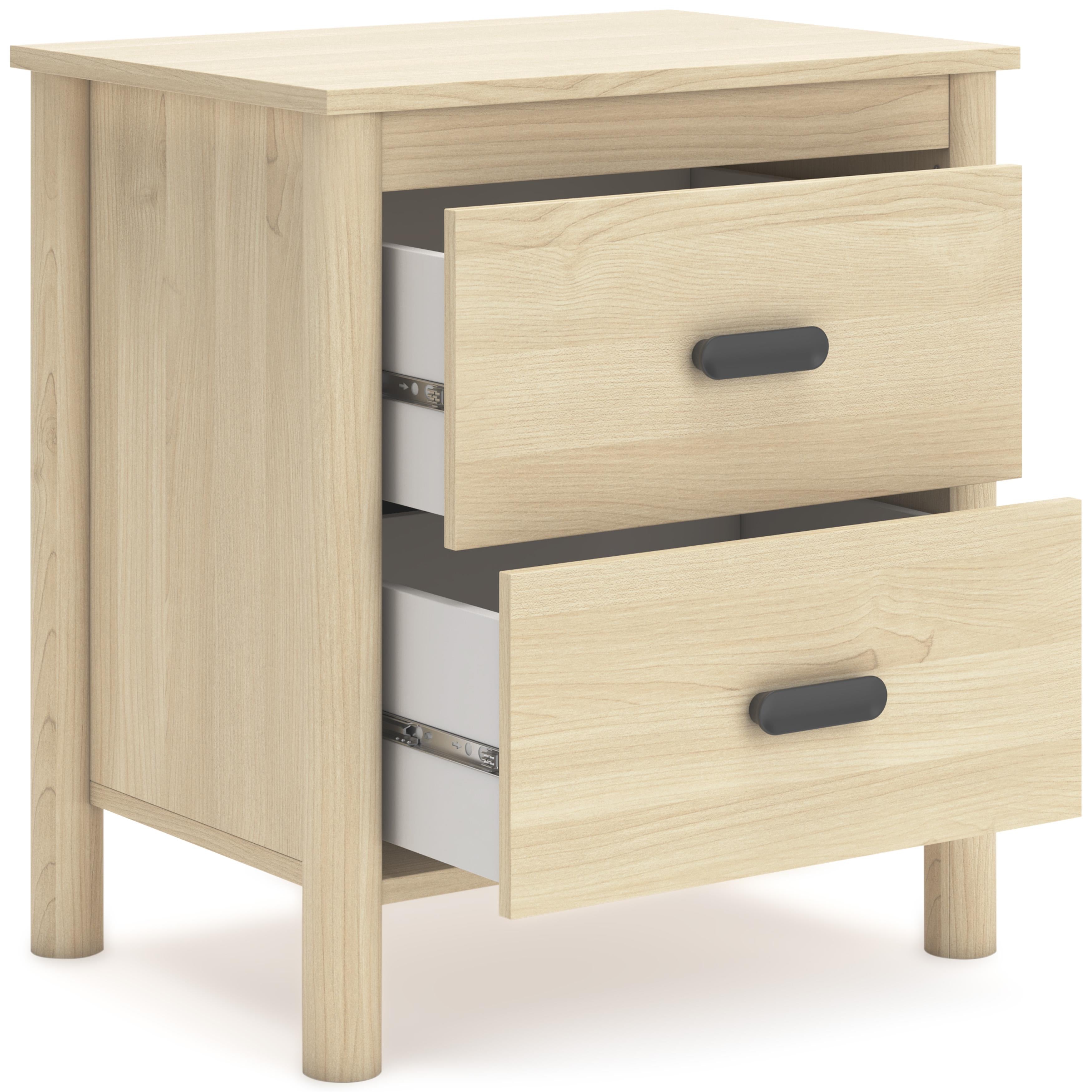  Signature Design by Ashley Cabinella EB2444-292 Two Drawer Night Stand IMAGE 2