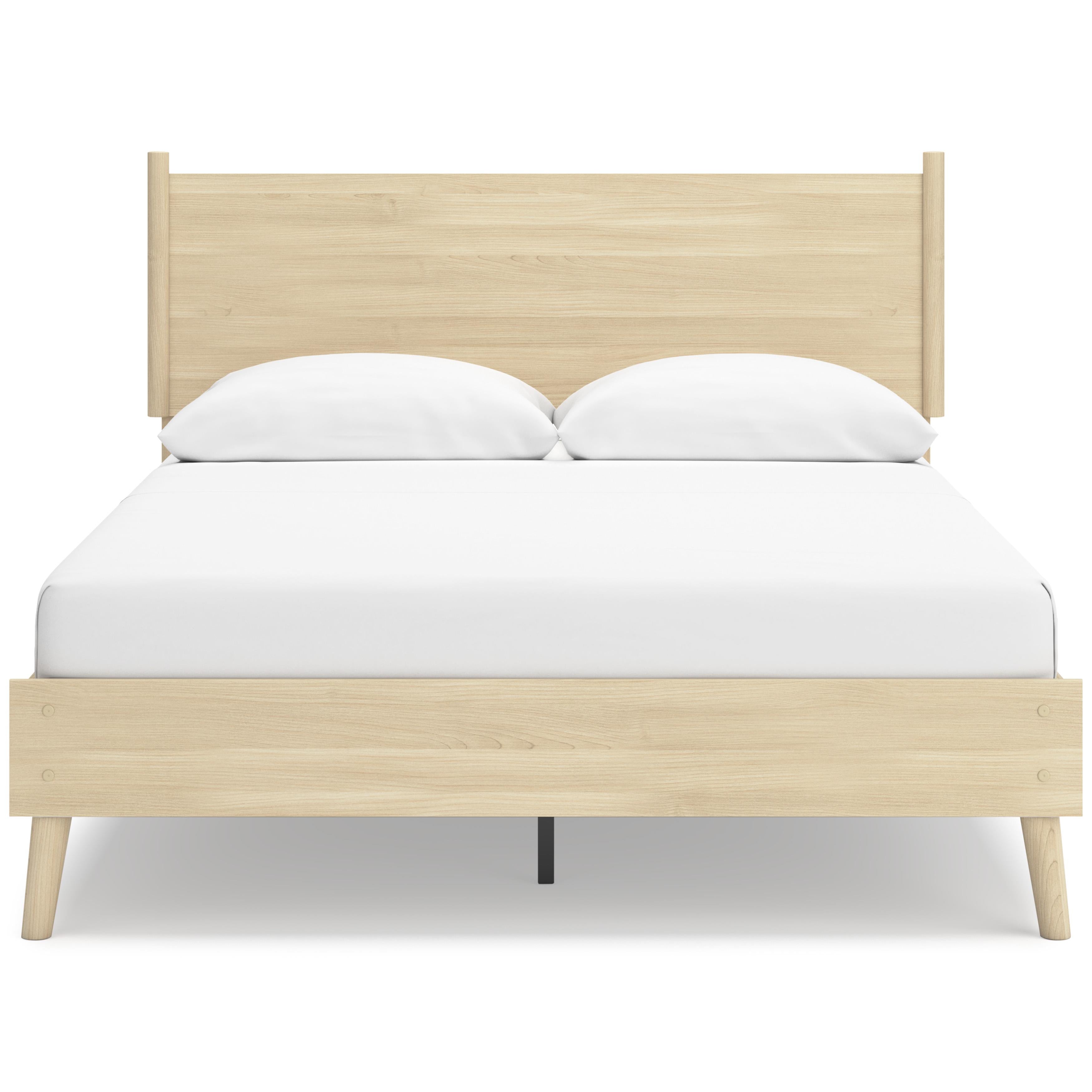  Size_Queen --  Cabinella EB2444B2 Queen Platform Panel Bed IMAGE 2
