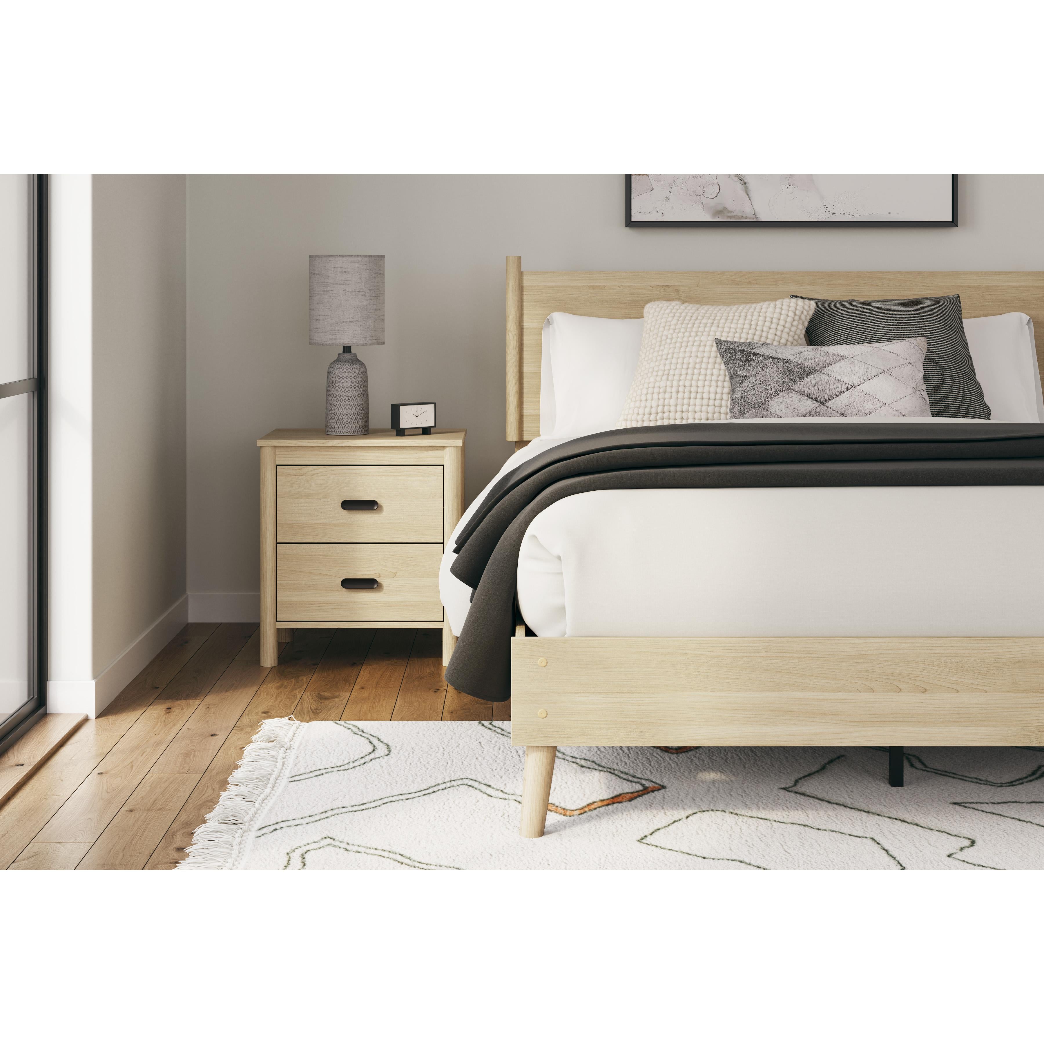  Size_Queen --  Cabinella EB2444B2 Queen Platform Panel Bed IMAGE 7