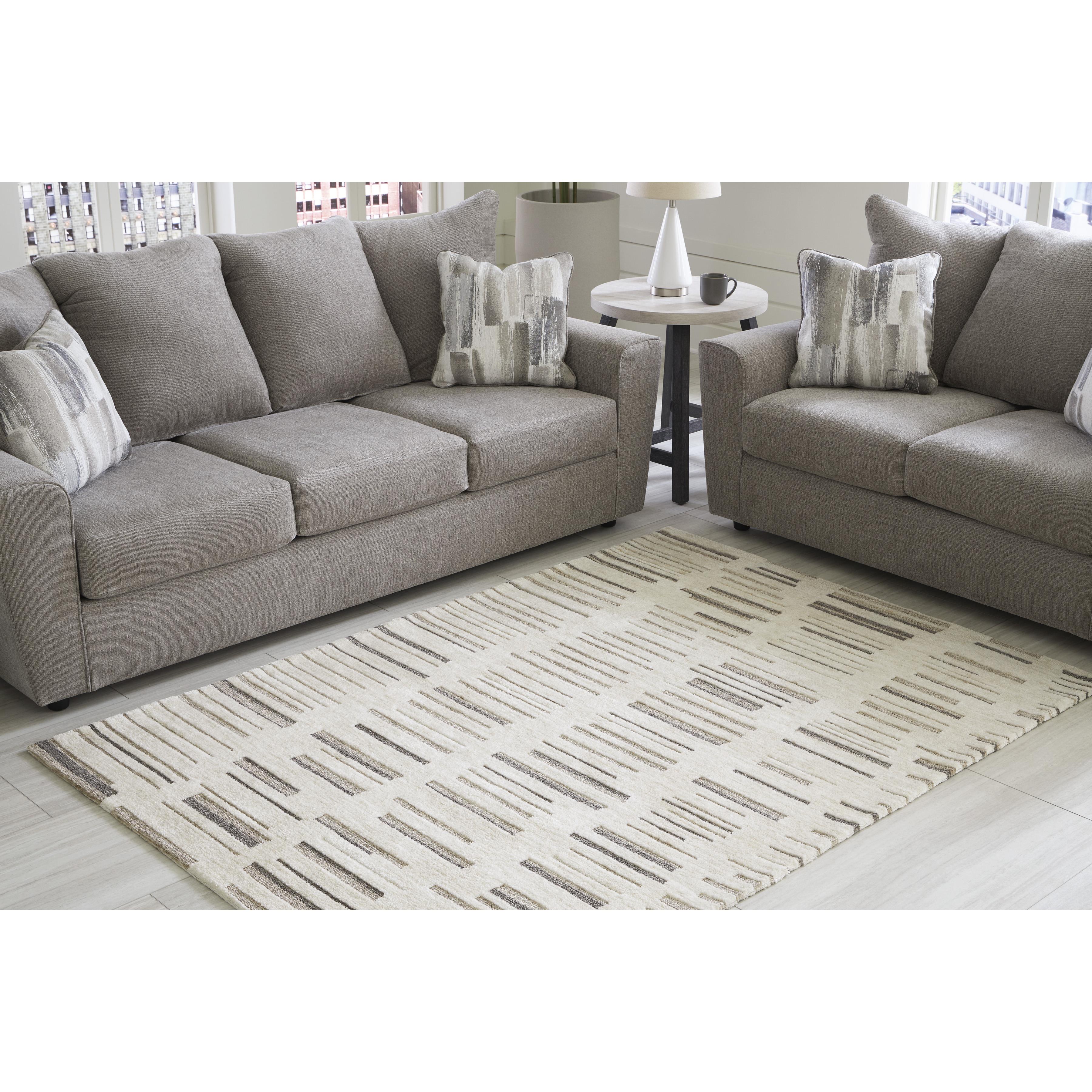  Size_4'11" x 6'11" --  Signature Design by Ashley Leesdale Rug IMAGE 2