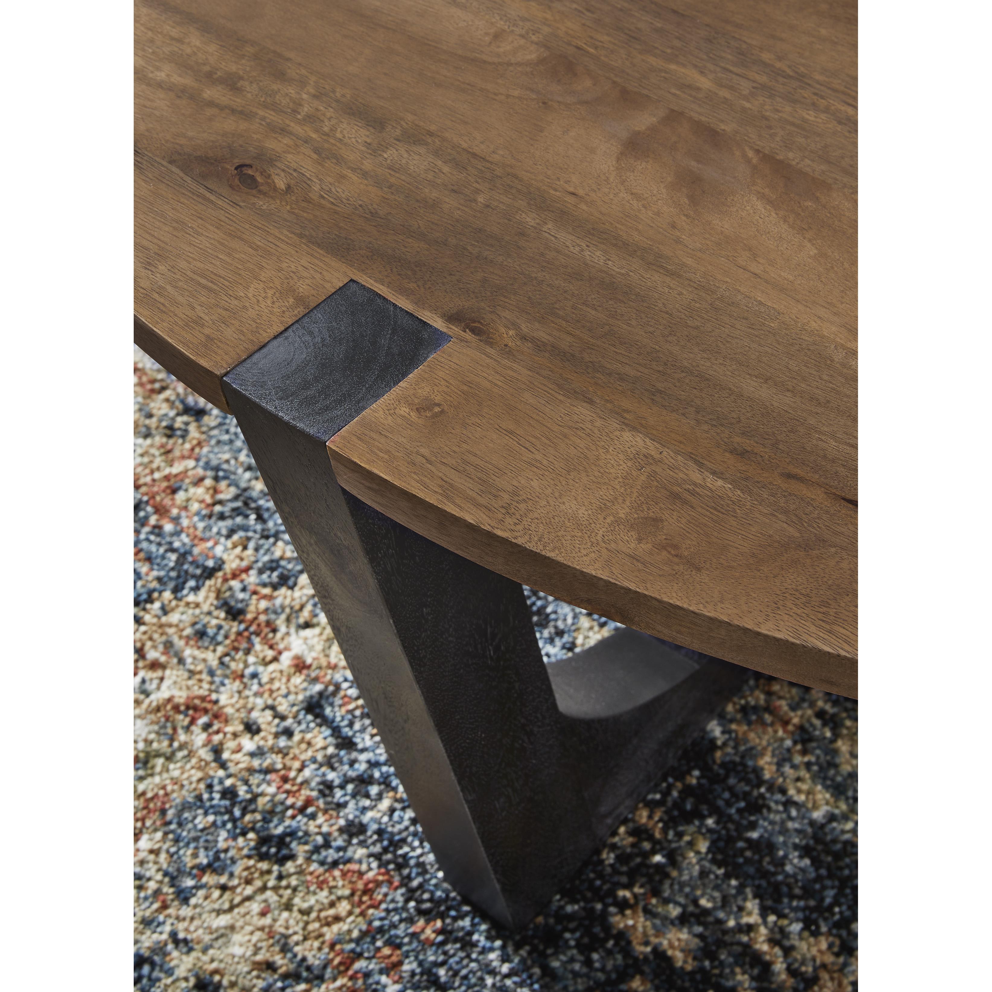  Signature Design by Ashley Hanneforth T726-8 Round Cocktail Table IMAGE 5