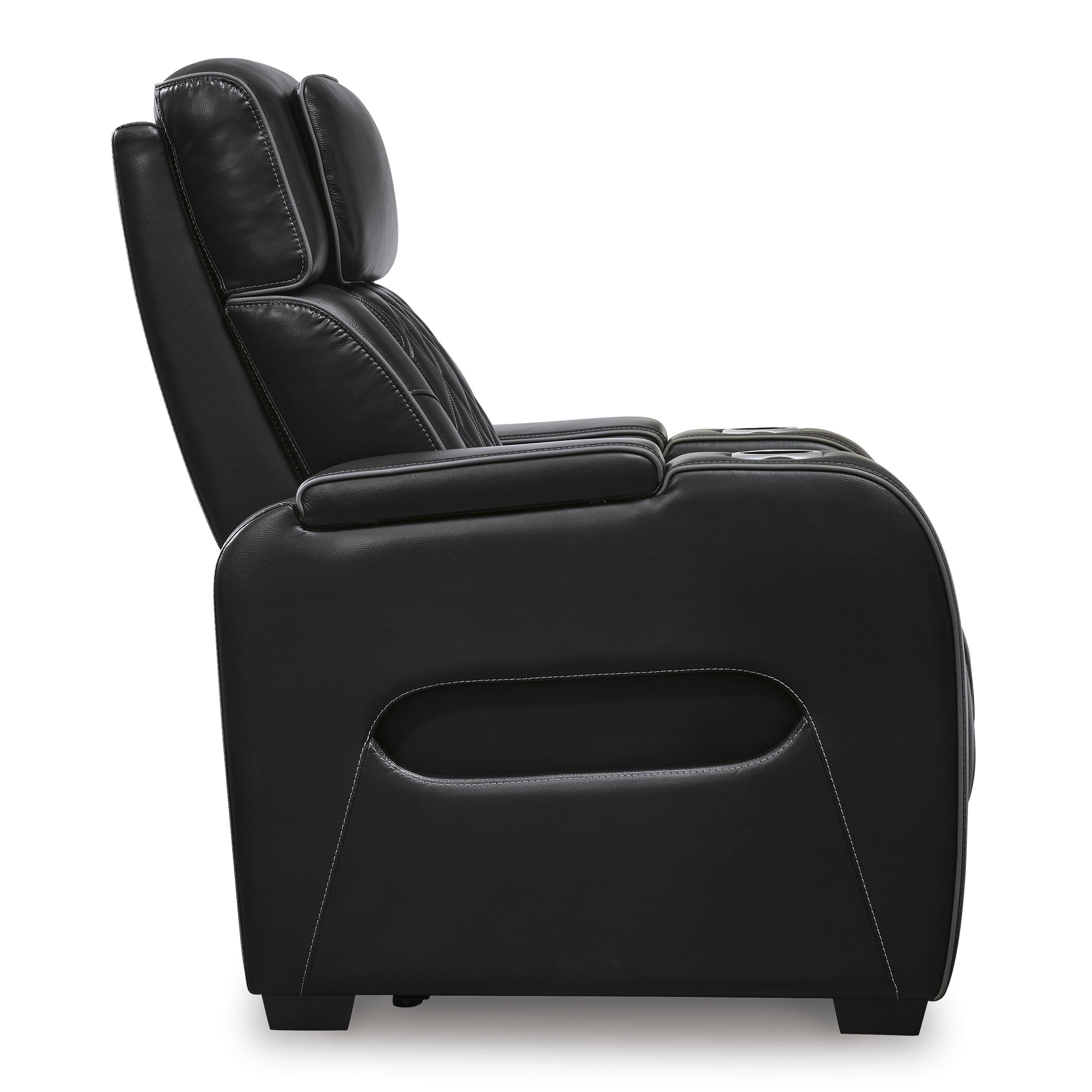  Manufacturer Color_Black --  Boyington U2710613 Power Recliner with Adjustable Headrest IMAGE 4
