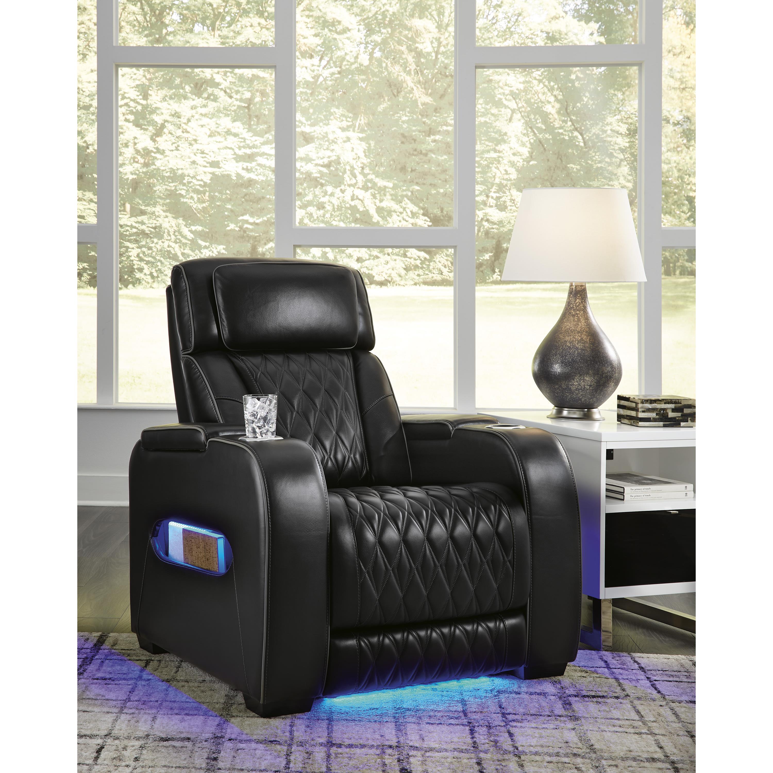  Manufacturer Color_Black --  Boyington U2710613 Power Recliner with Adjustable Headrest IMAGE 7