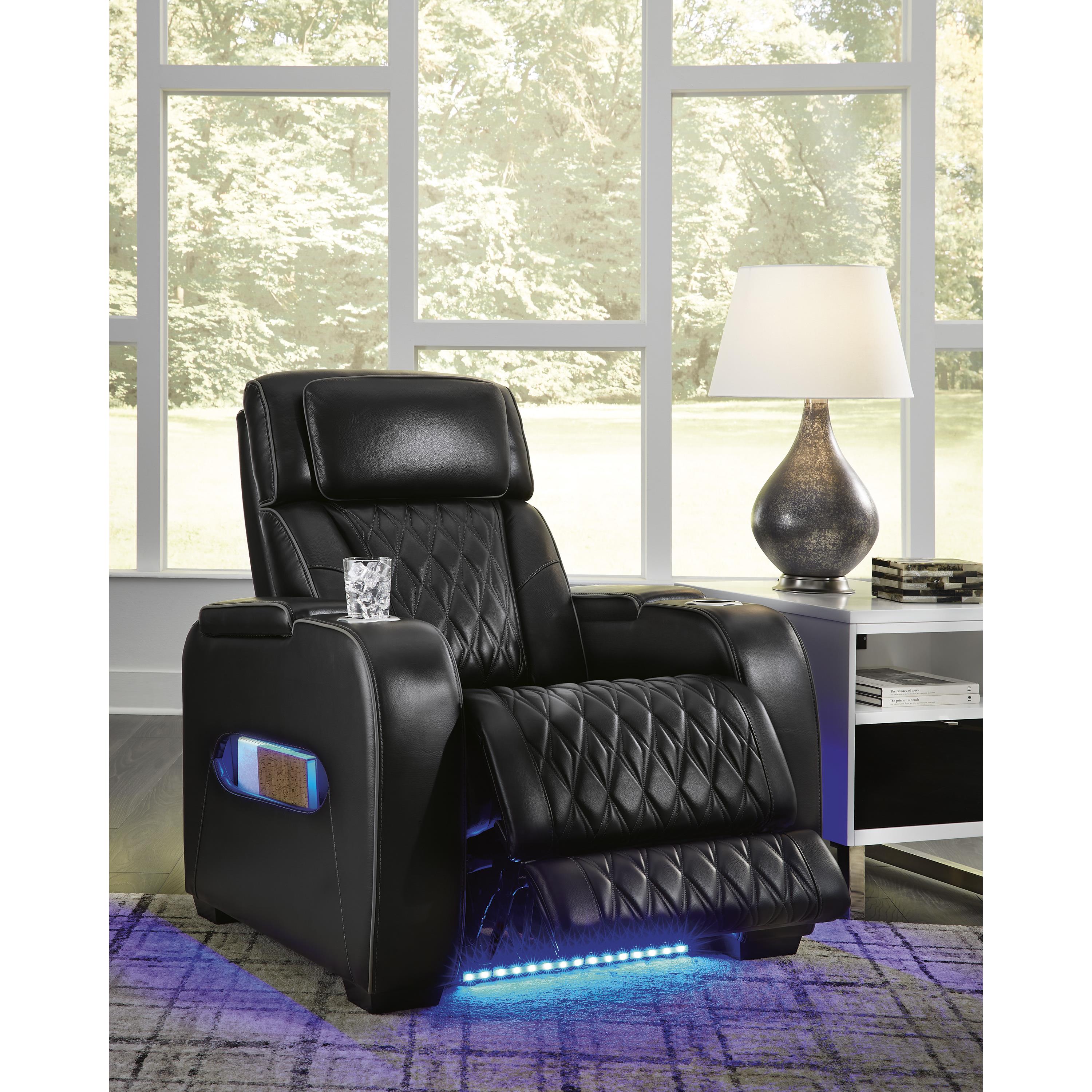  Manufacturer Color_Black --  Boyington U2710613 Power Recliner with Adjustable Headrest IMAGE 9