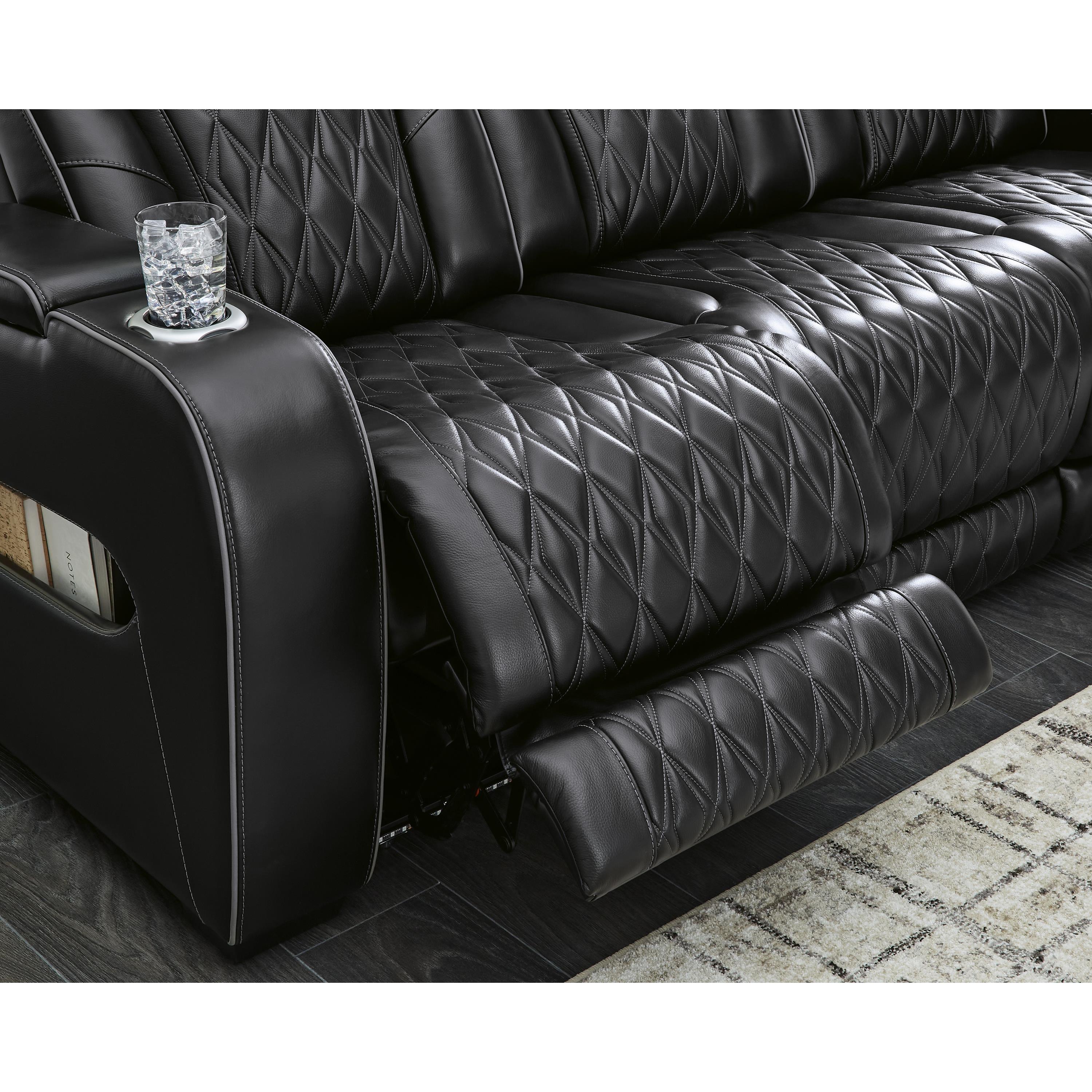  Manufacturer Color_Black --  Boyington U2710615 Power Reclining Sofa with Adjustable Headrest IMAGE 13
