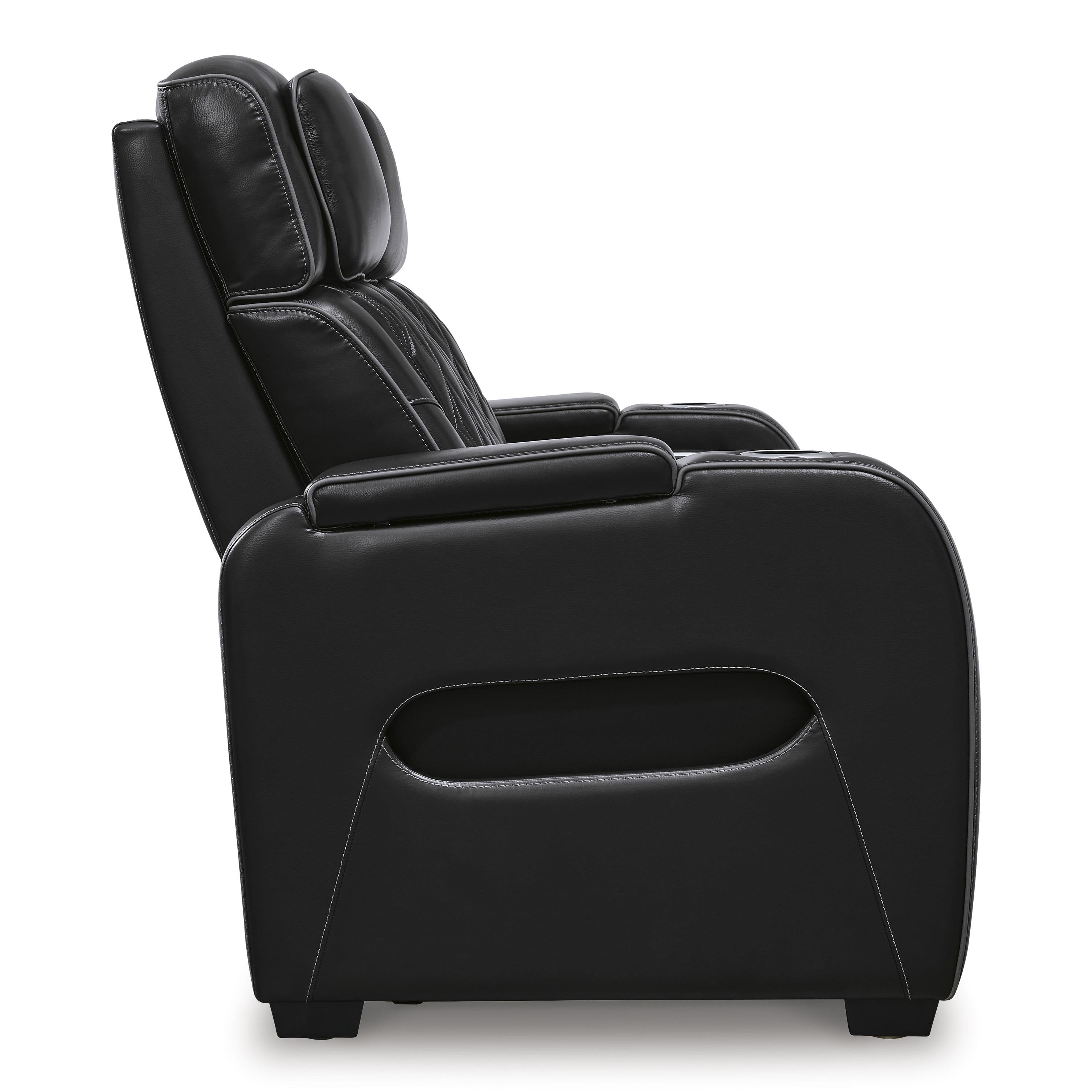  Manufacturer Color_Black --  Boyington U2710615 Power Reclining Sofa with Adjustable Headrest IMAGE 4