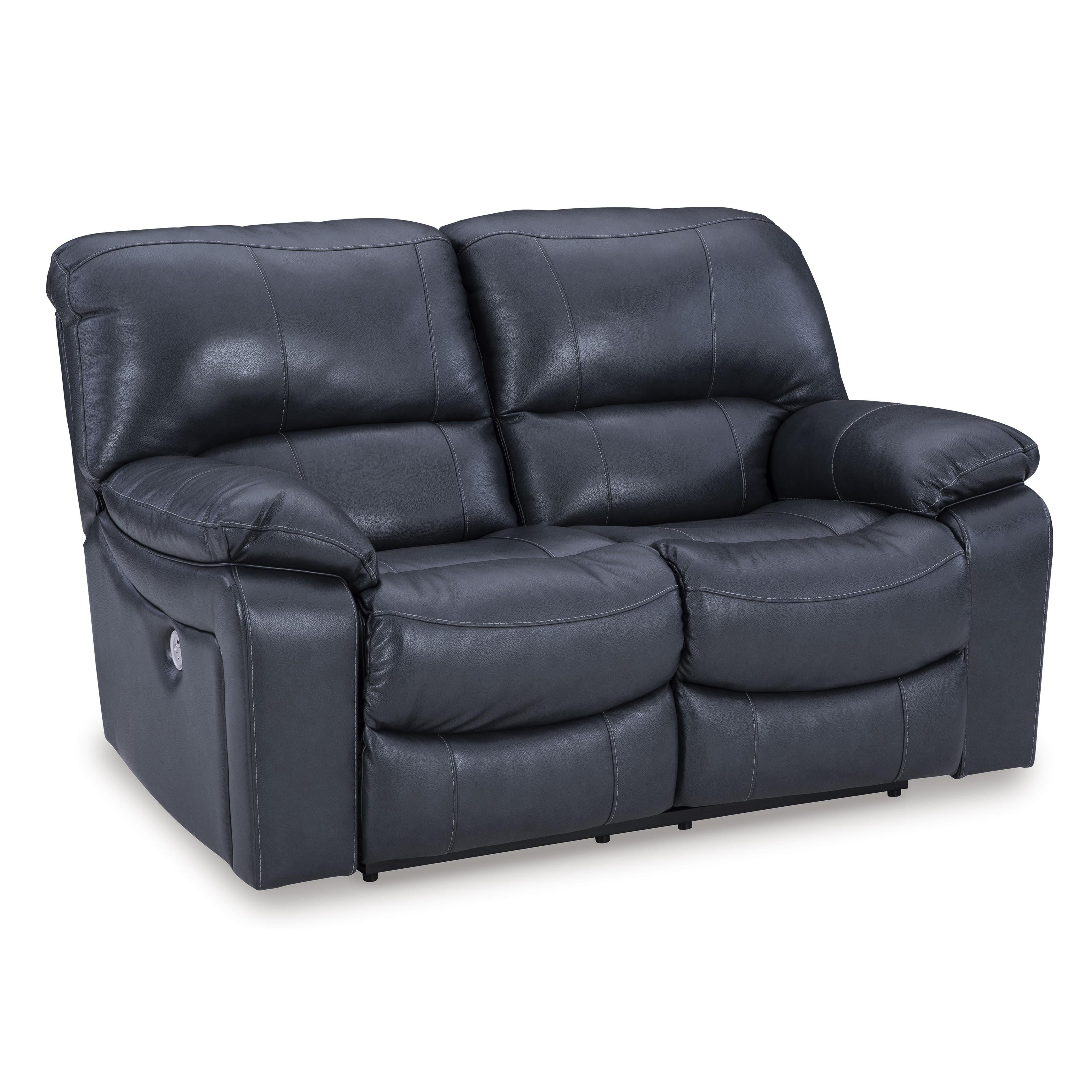  Manufacturer Color_Ocean --  Leesworth U4380974 Reclining Power Loveseat IMAGE 1