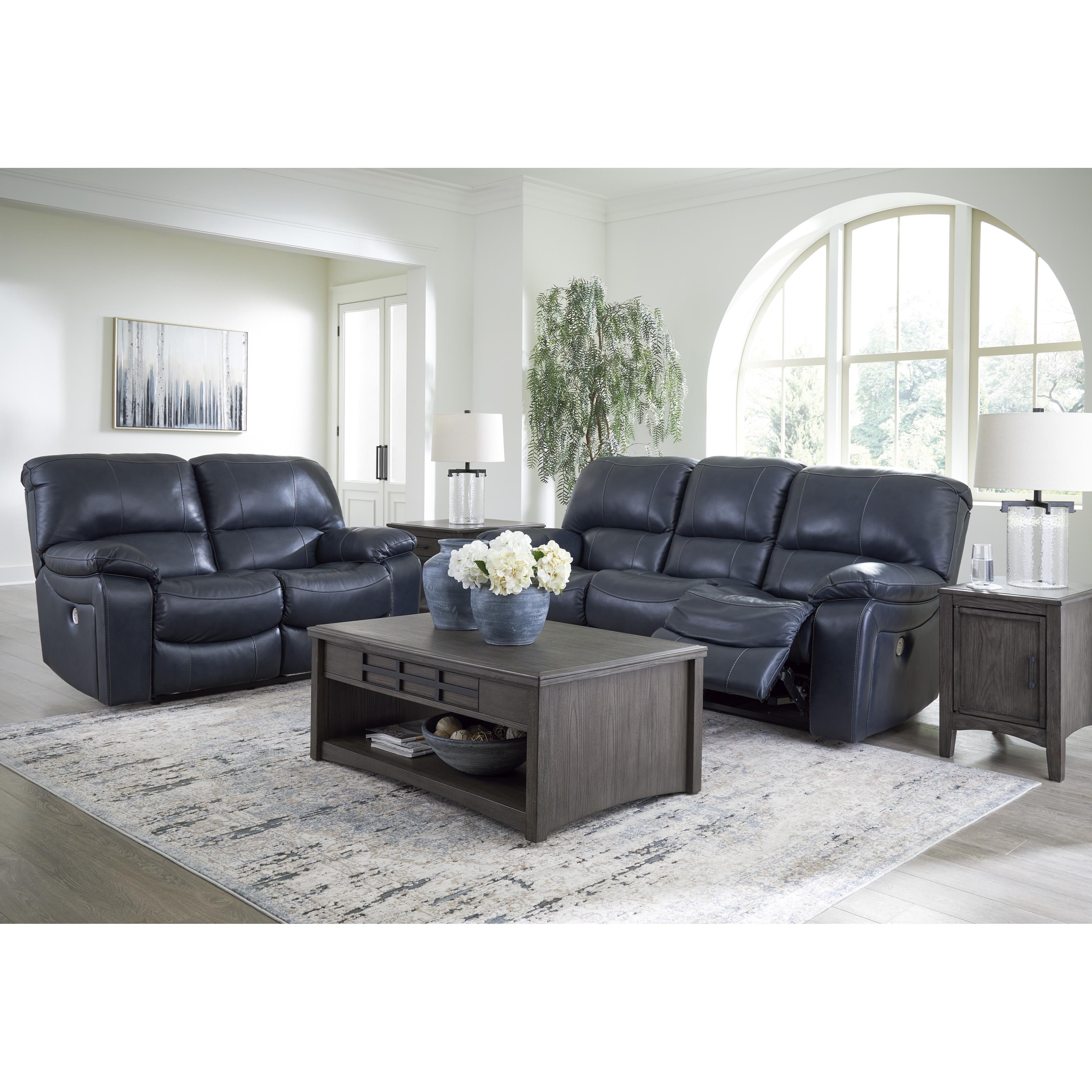  Manufacturer Color_Ocean --  Leesworth U4380974 Reclining Power Loveseat IMAGE 10