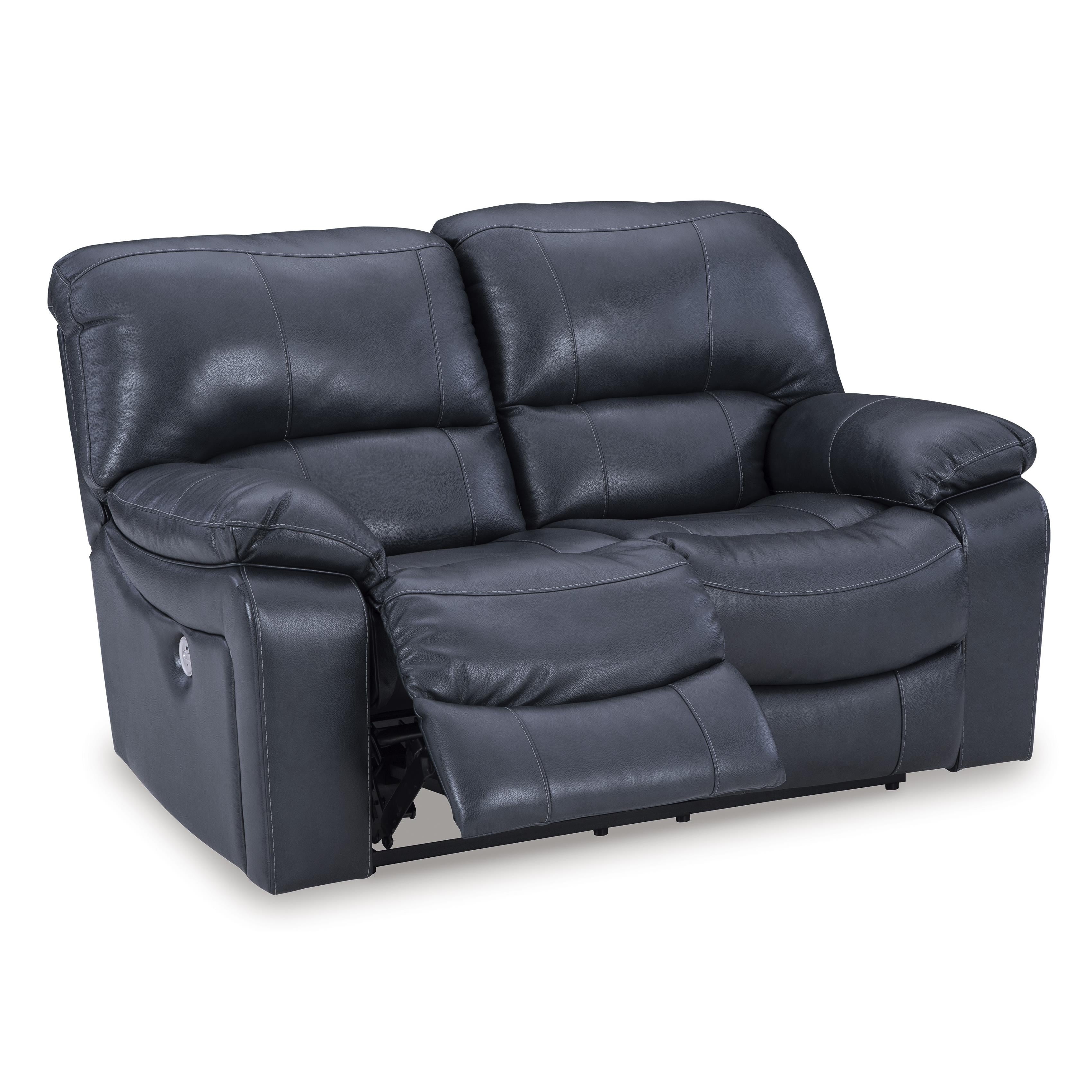 Manufacturer Color_Ocean --  Leesworth U4380974 Reclining Power Loveseat IMAGE 2