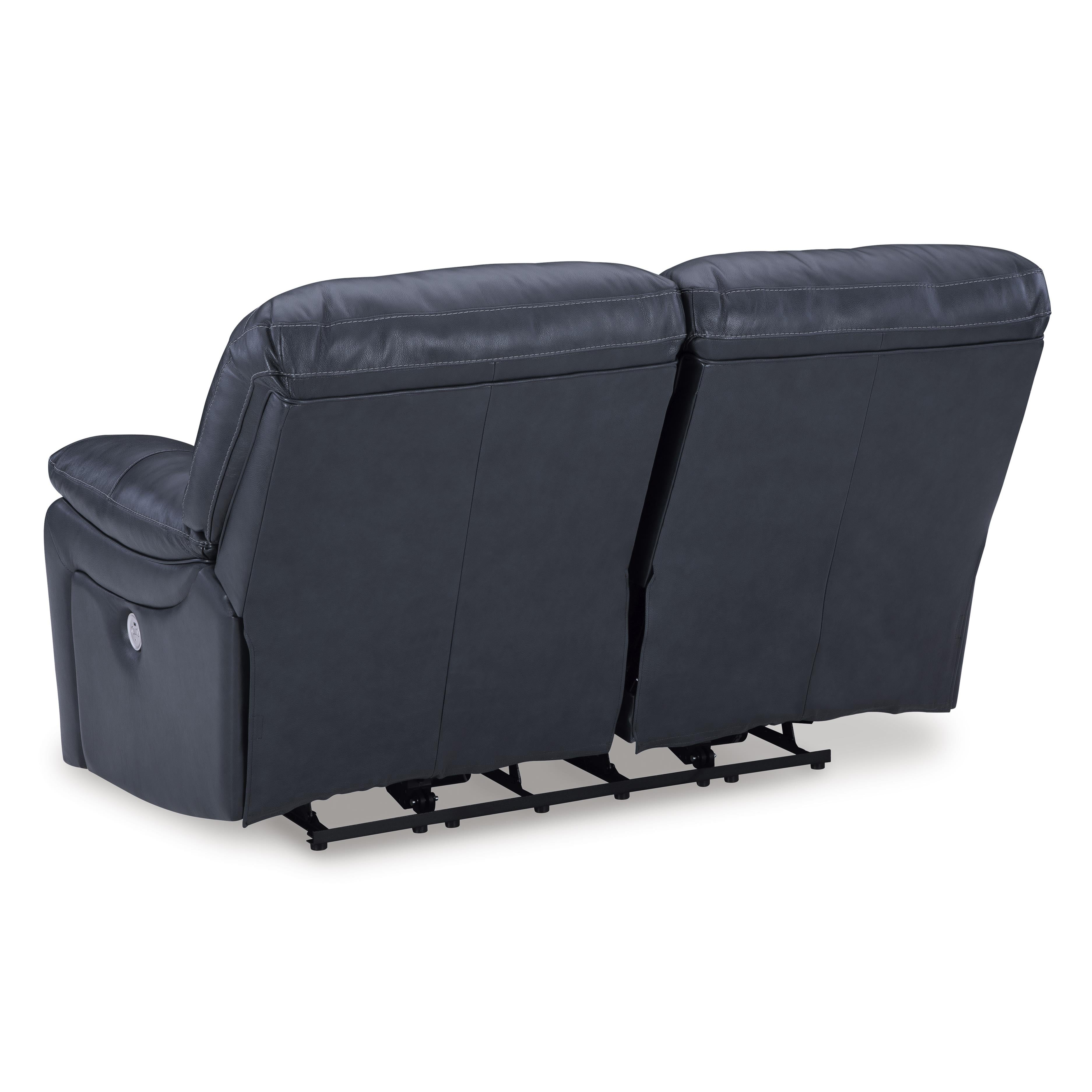  Manufacturer Color_Ocean --  Leesworth U4380974 Reclining Power Loveseat IMAGE 5
