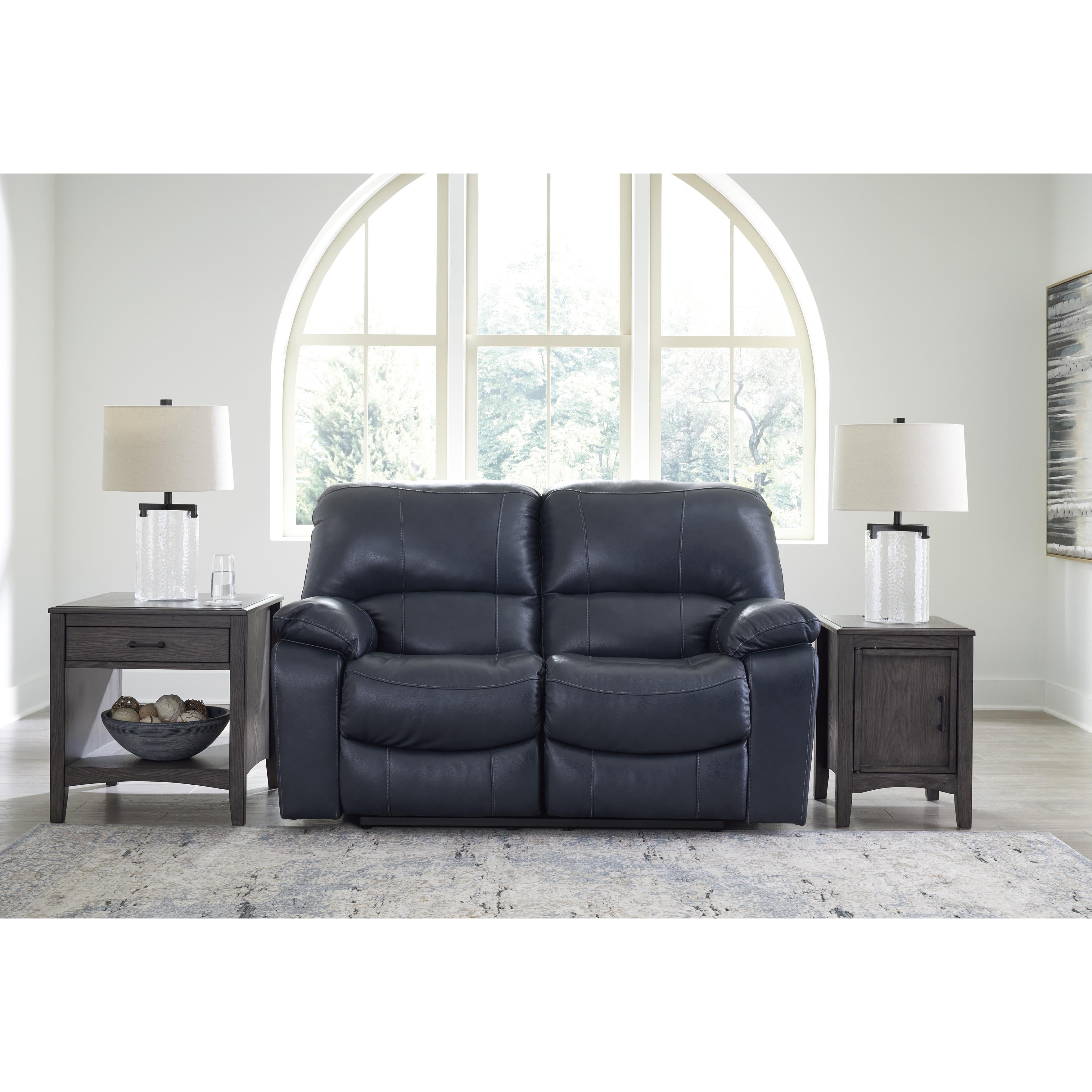  Manufacturer Color_Ocean --  Leesworth U4380974 Reclining Power Loveseat IMAGE 6