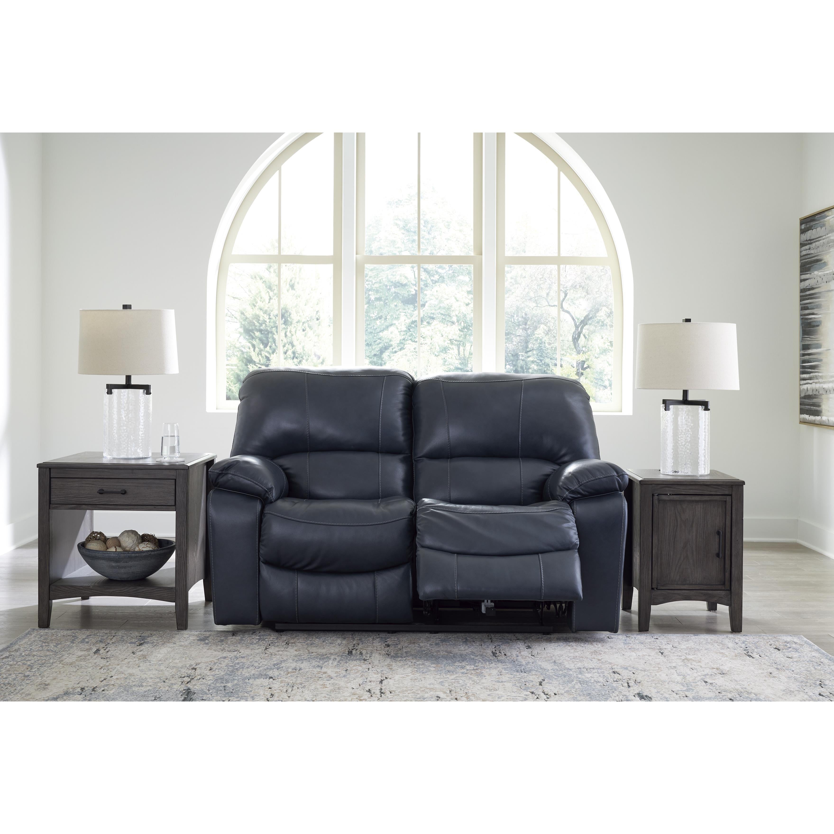  Manufacturer Color_Ocean --  Leesworth U4380974 Reclining Power Loveseat IMAGE 7