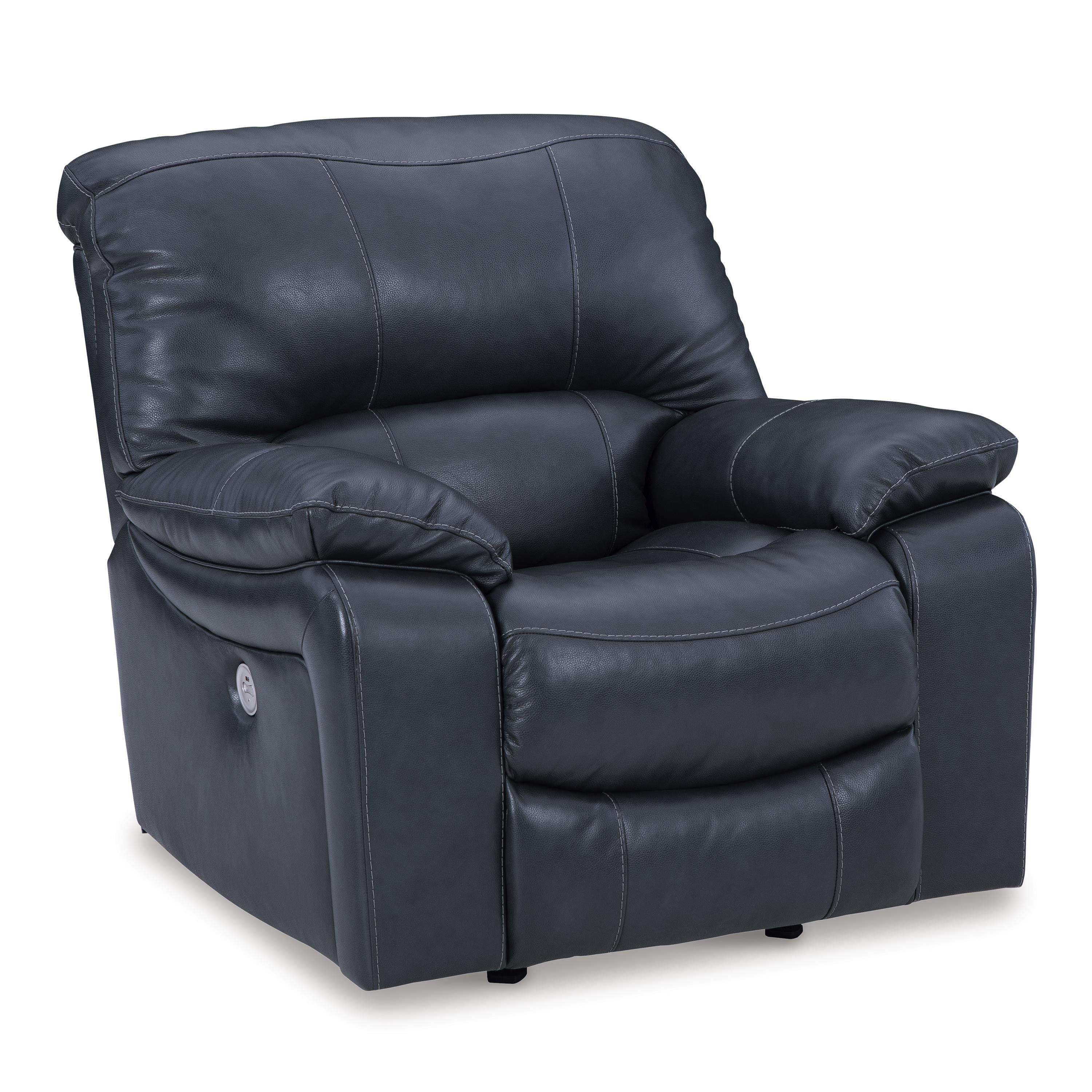  Manufacturer Color_Ocean --  Leesworth U4380998 Power Rocker Recliner IMAGE 1