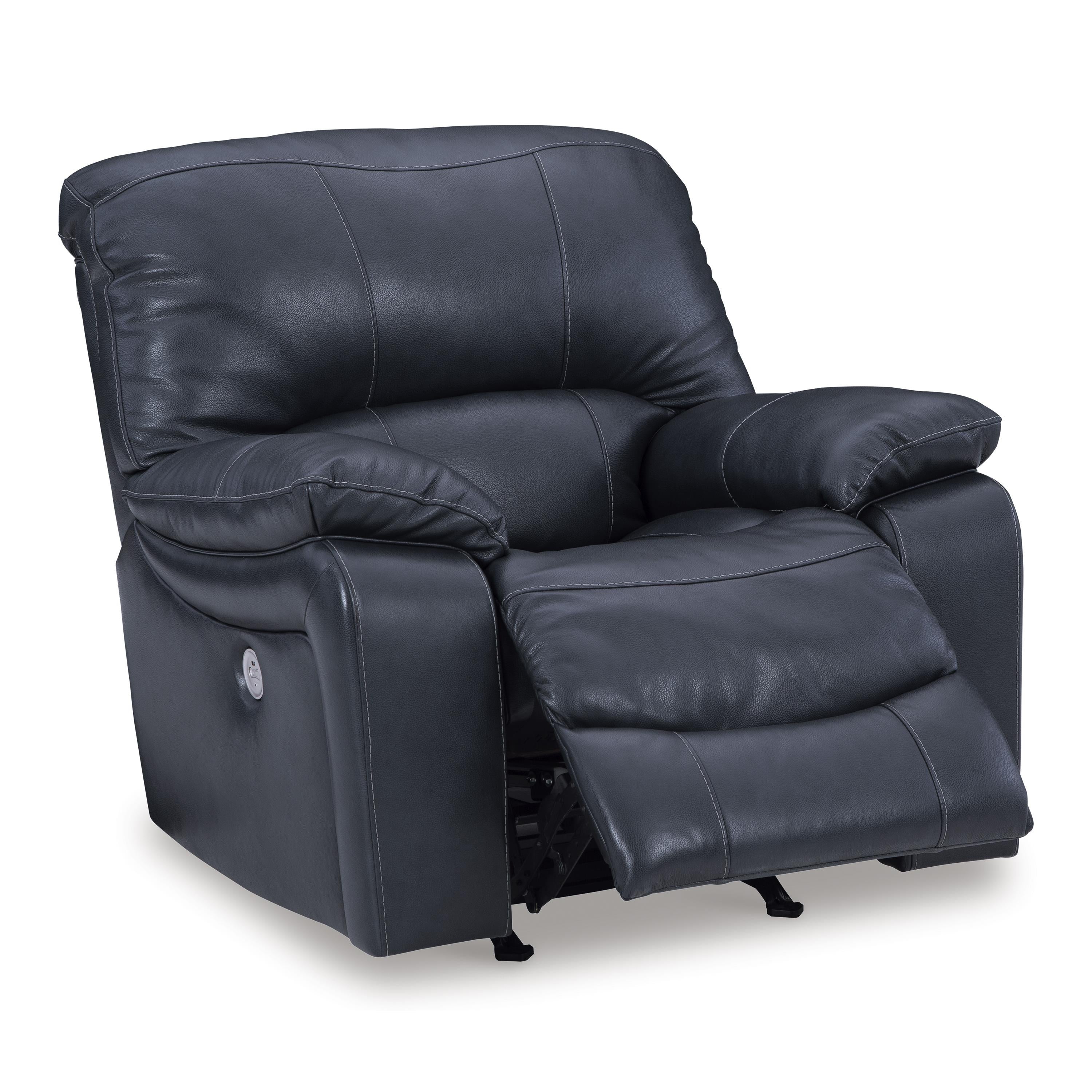  Manufacturer Color_Ocean --  Leesworth U4380998 Power Rocker Recliner IMAGE 2