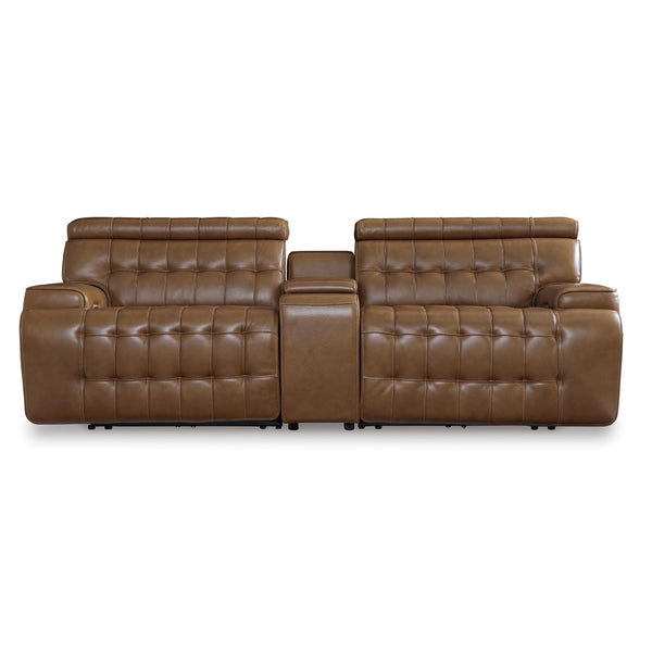 Signature Design by Ashley Temmpton U92708S2 3 pc Power Reclining Sectional Loveseat with Console
