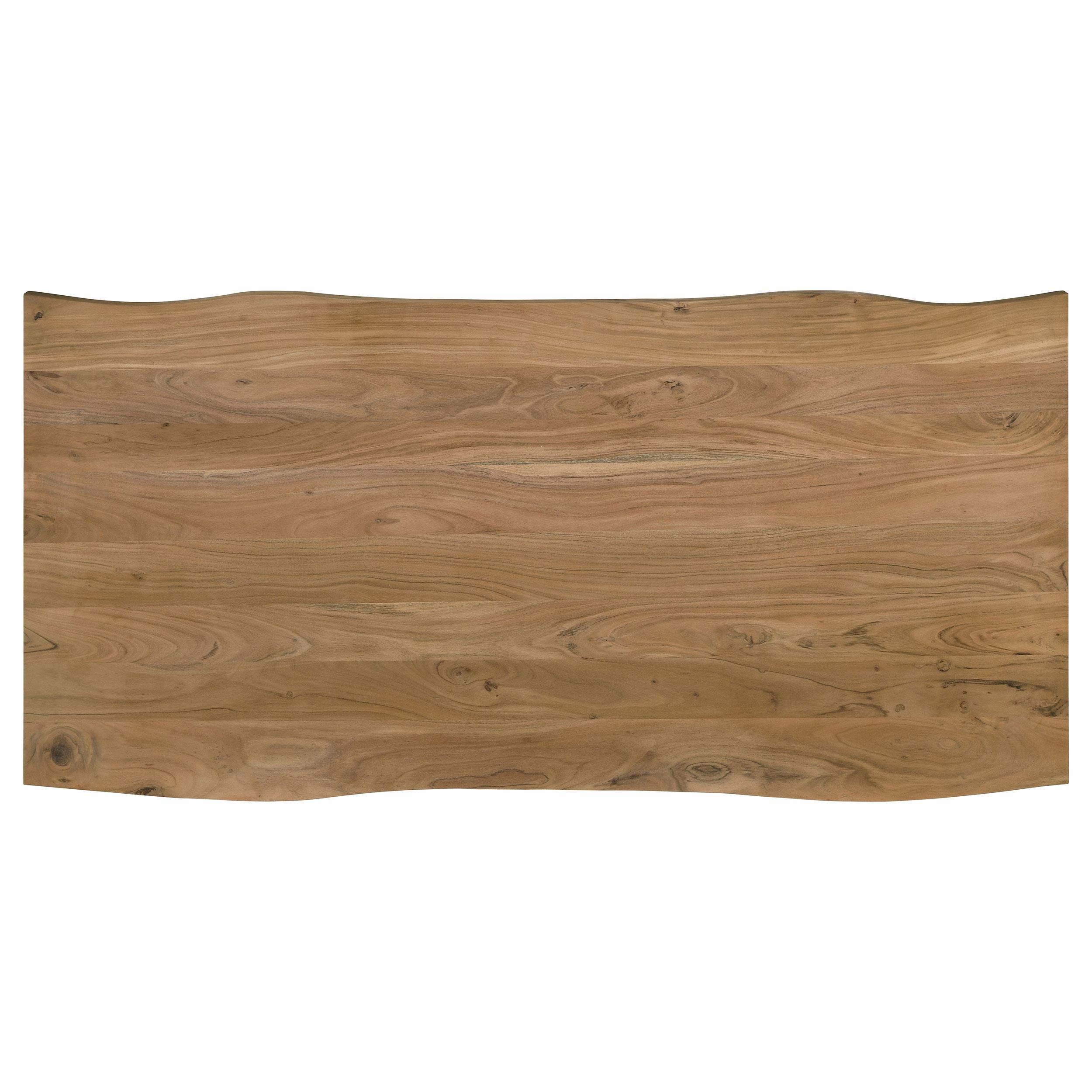  Coaster Furniture Bradshaw 115541 80-inch Live Edge Wood Dining Table - Natural Acacia IMAGE 4