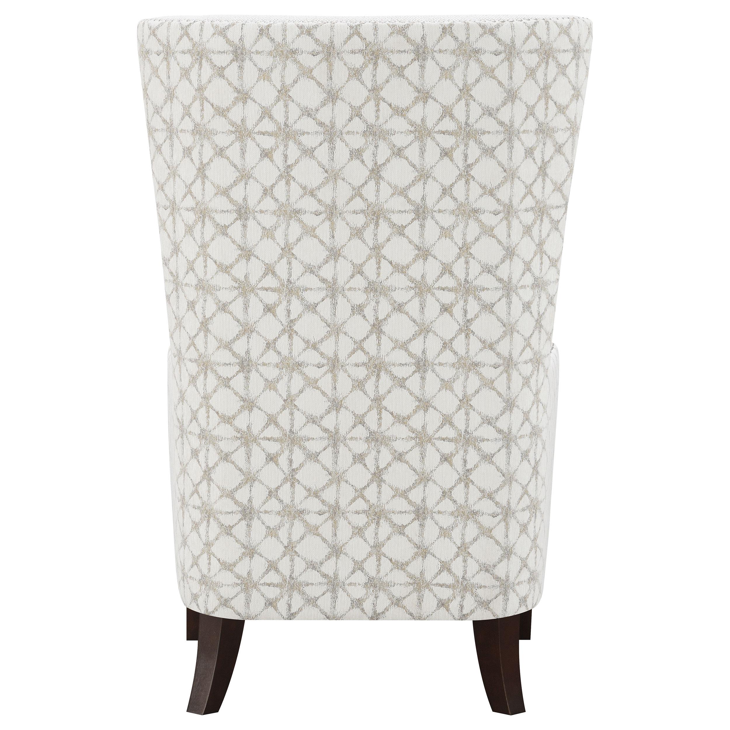  Coaster Furniture Pippin 904066 Upholstered High Wingback Accent Chair - Latte IMAGE 7