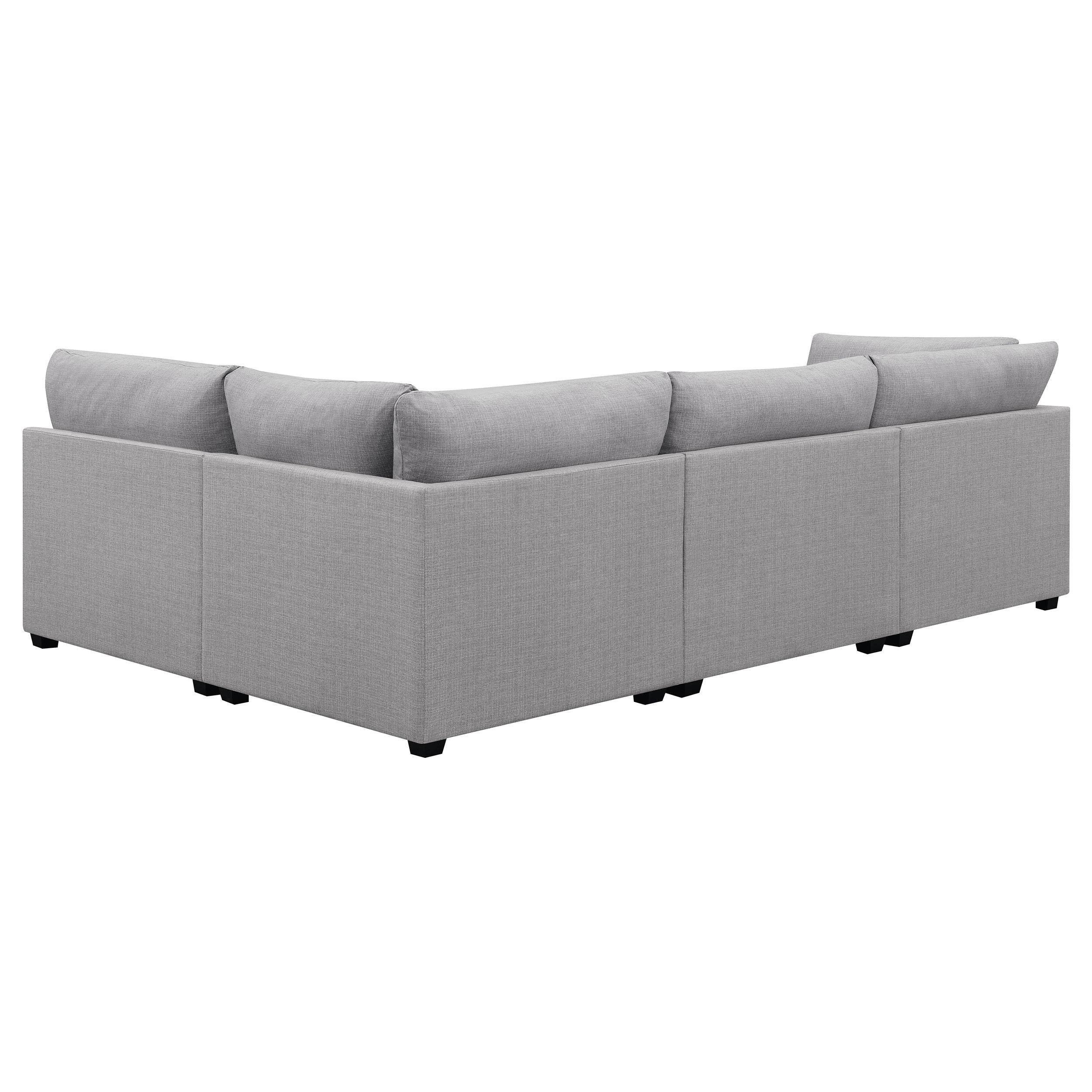  Coaster Furniture Cambria 551511-S5A 5 pc Upholstered Modular Sectional - Grey IMAGE 4