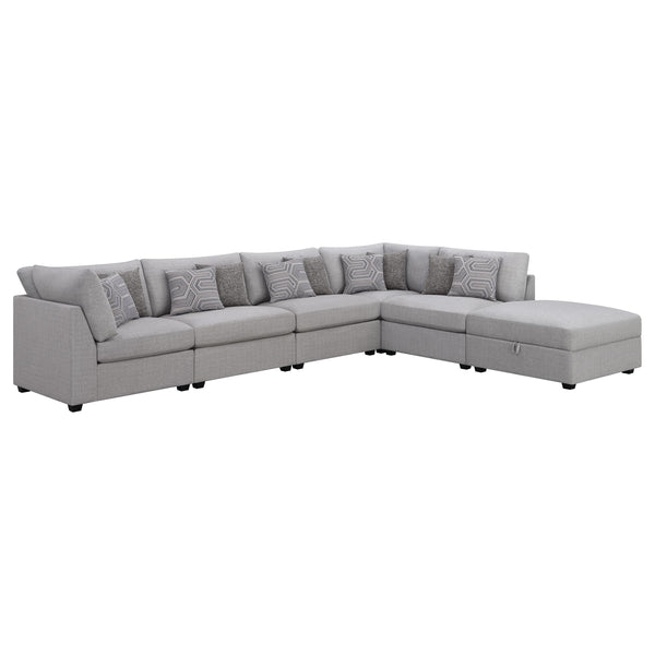 Coaster Furniture Cambria 551511-SET 6 pc Upholstered Modular Sectional - Grey
