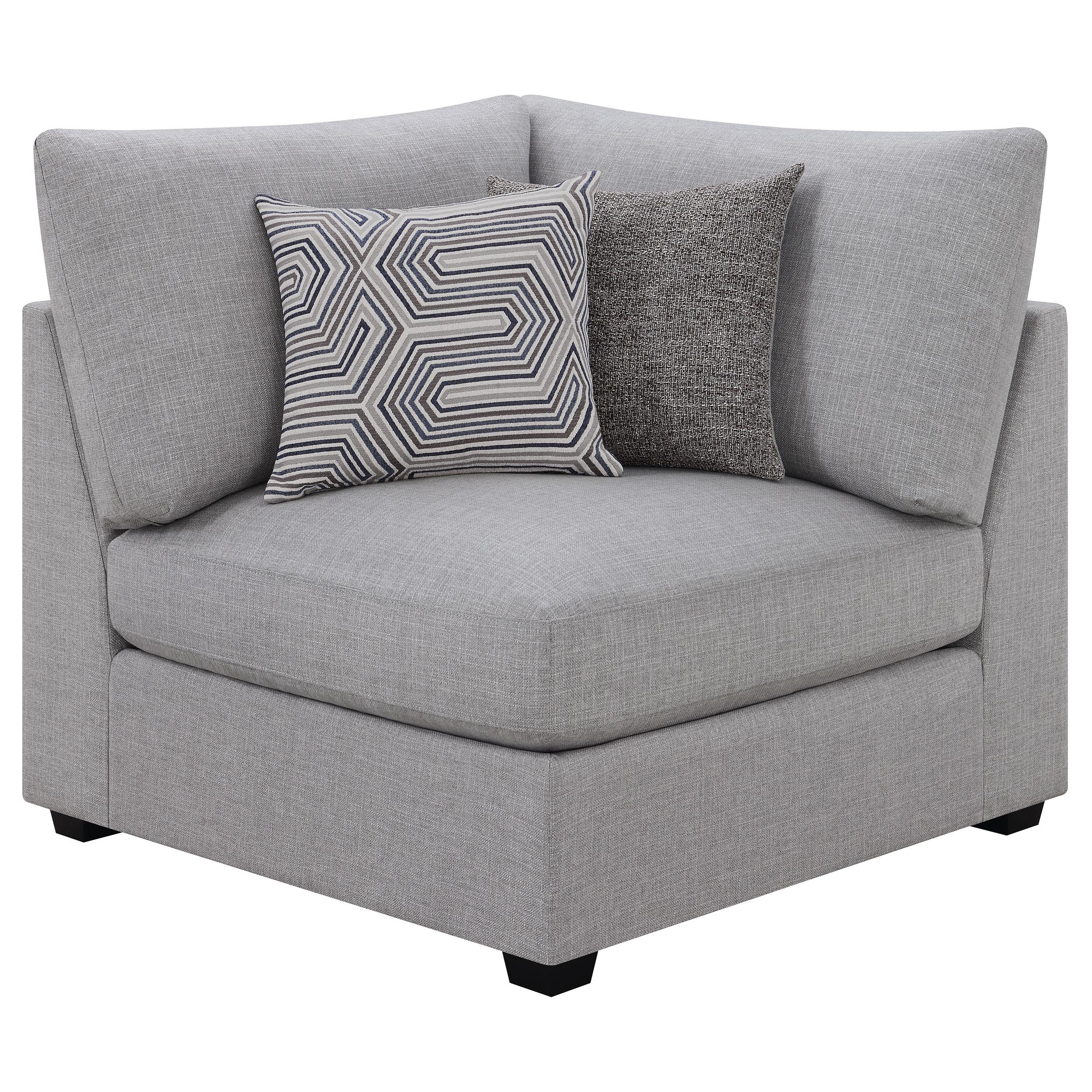  Coaster Furniture Cambria 551511-SET 6 pc Upholstered Modular Sectional - Grey IMAGE 15