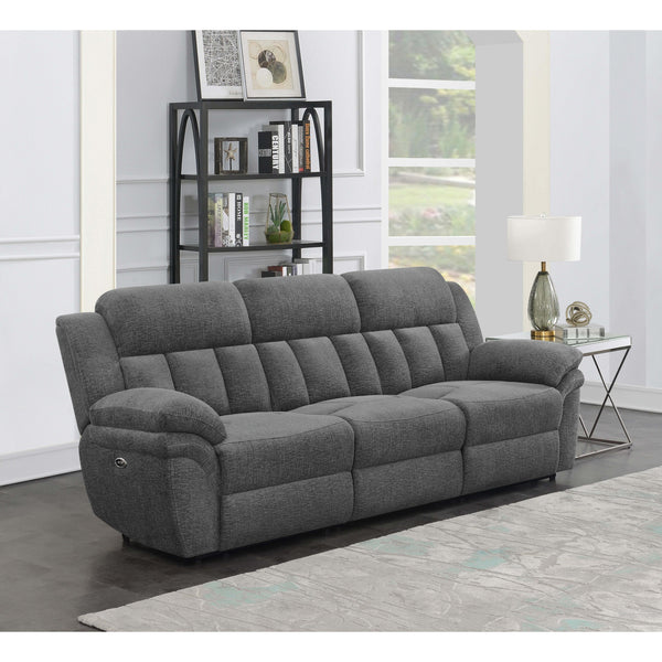 Coaster Furniture Bahrain 609541P Upholstered Power Sofa - Charcoal