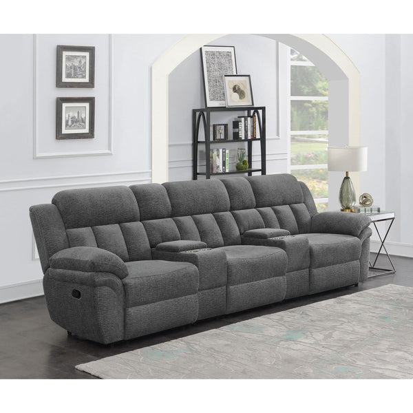 Coaster Furniture Bahrain 609541T 5-piece Upholstered Home Theater Seating - Charcoal