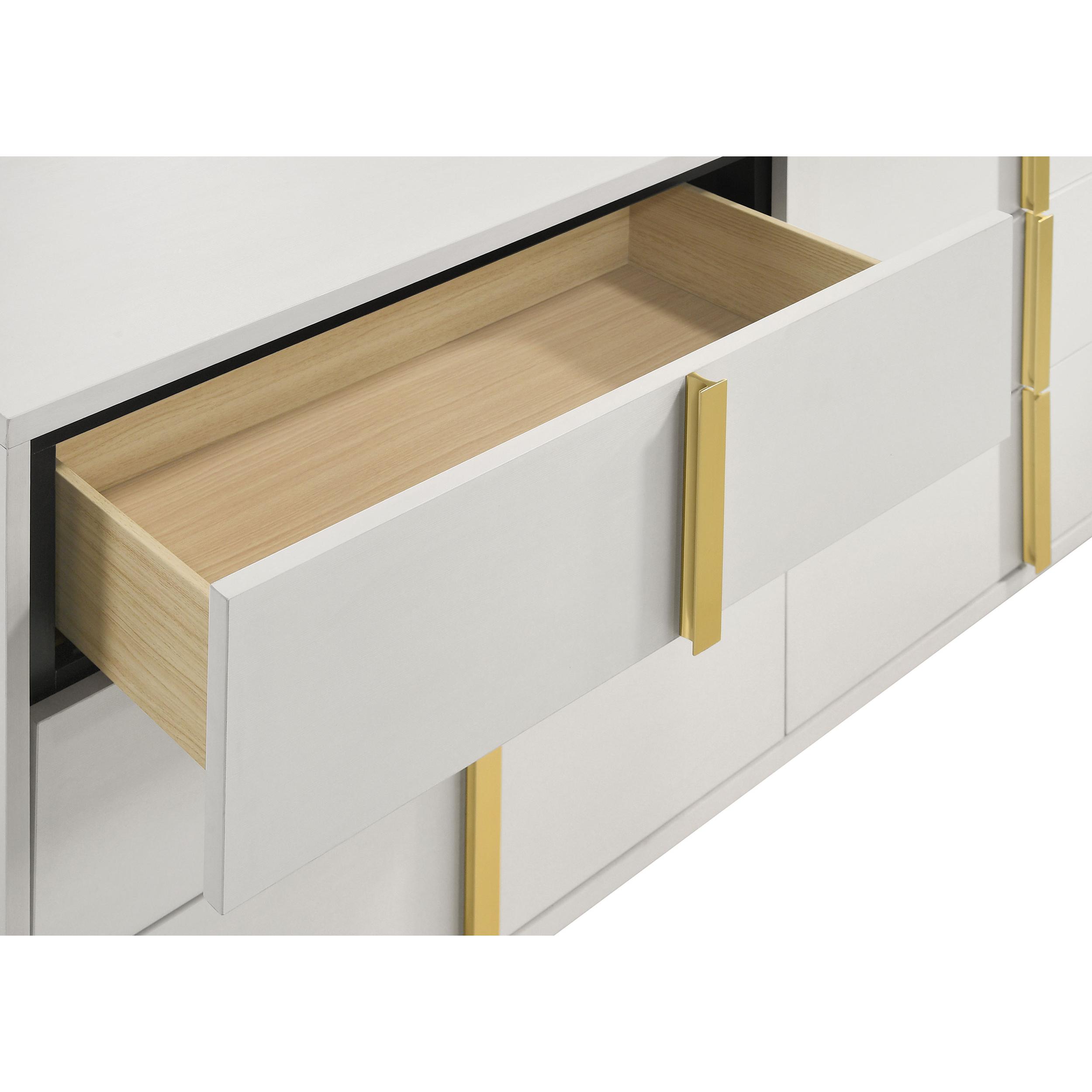  Coaster Furniture Marceline 222933 6-Drawer Dresser - White IMAGE 11