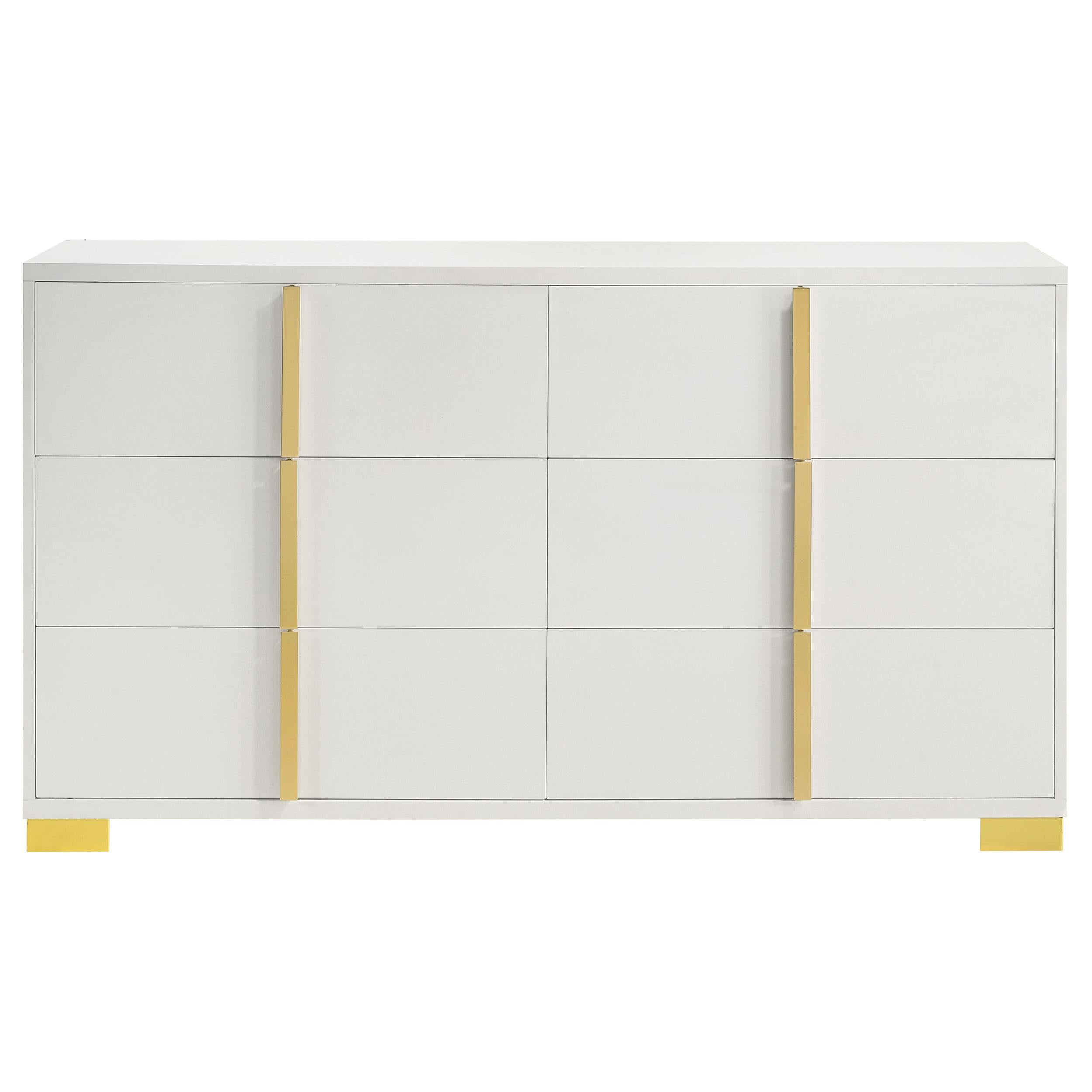  Coaster Furniture Marceline 222933 6-Drawer Dresser - White IMAGE 4