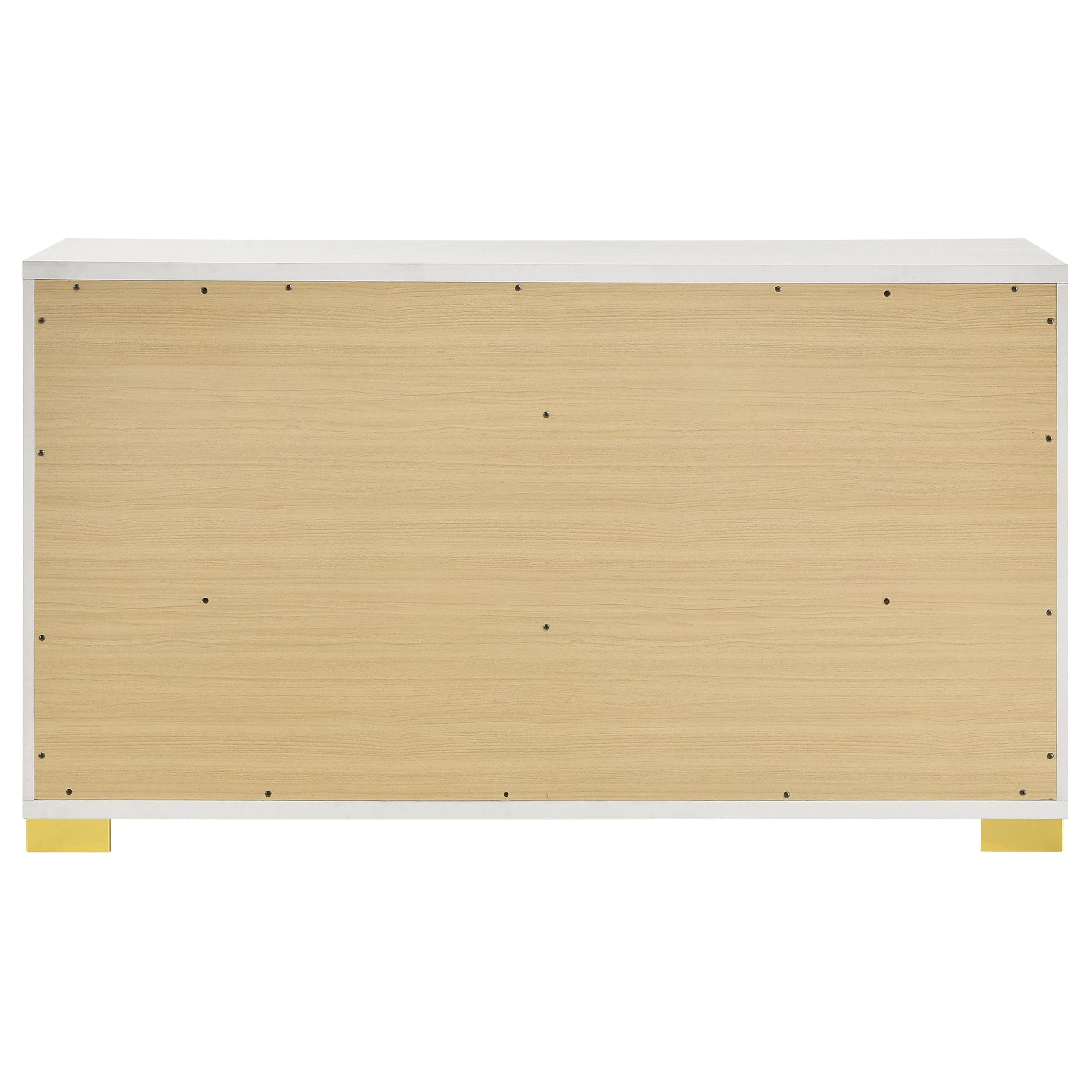  Coaster Furniture Marceline 222933 6-Drawer Dresser - White IMAGE 8