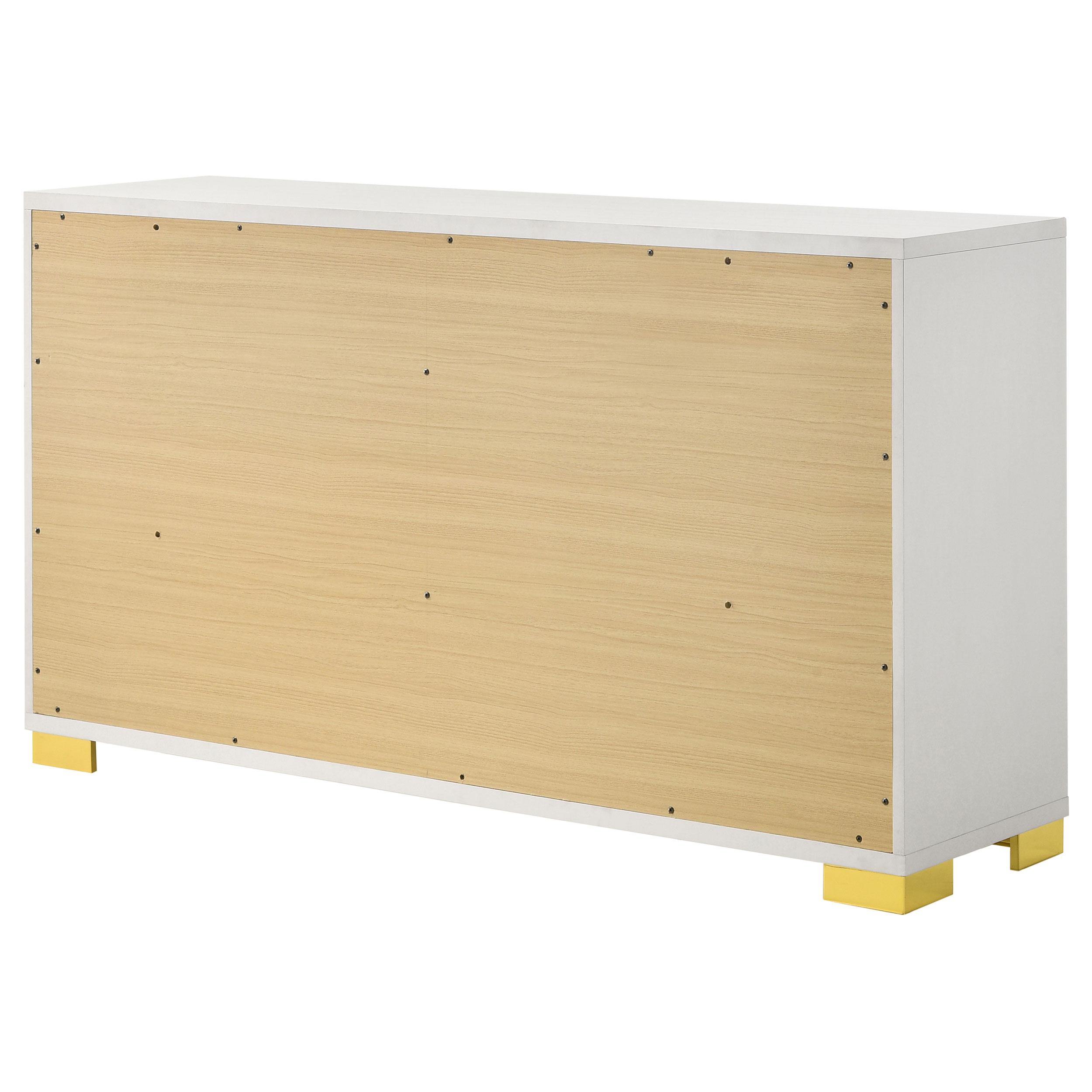  Coaster Furniture Marceline 222933 6-Drawer Dresser - White IMAGE 9